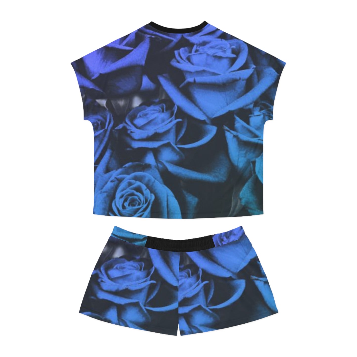 Blue Roses Pajama Set