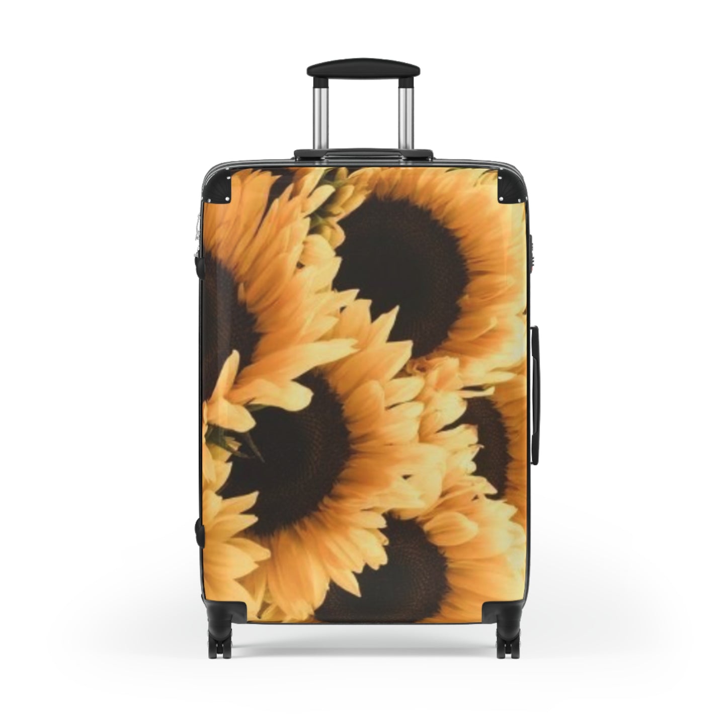 Sunflower Floral Suitcase for Travelers – Bright & Happy