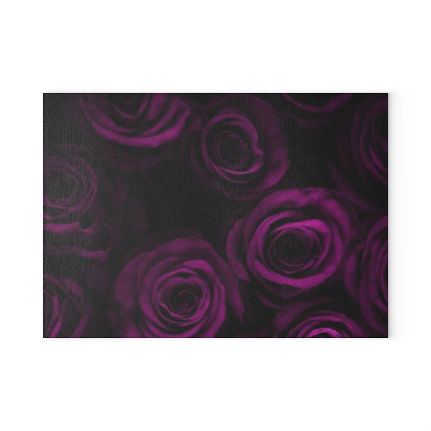 Dark Purple Roses Cutting Board