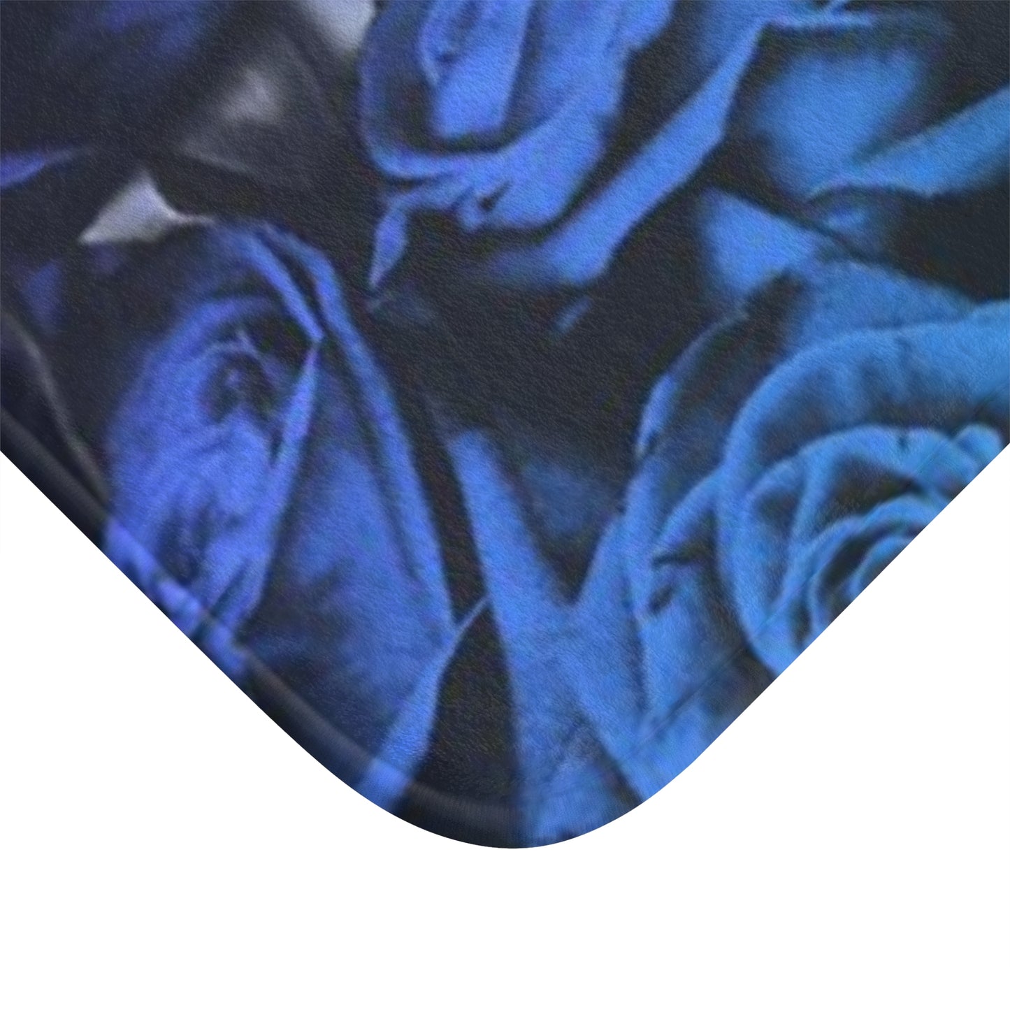 Blue Roses Bath Mat