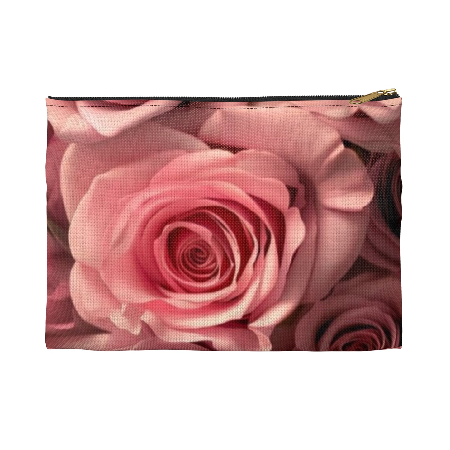 Pink Roses Accessory Pouch