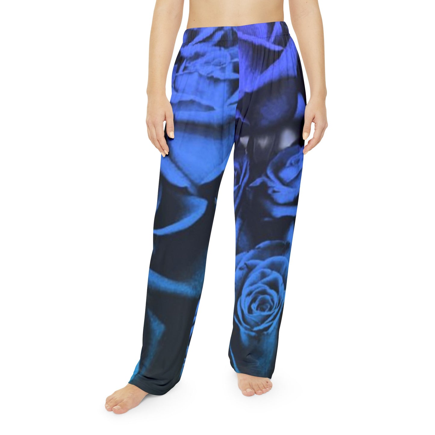Blue Roses Pajama Pants