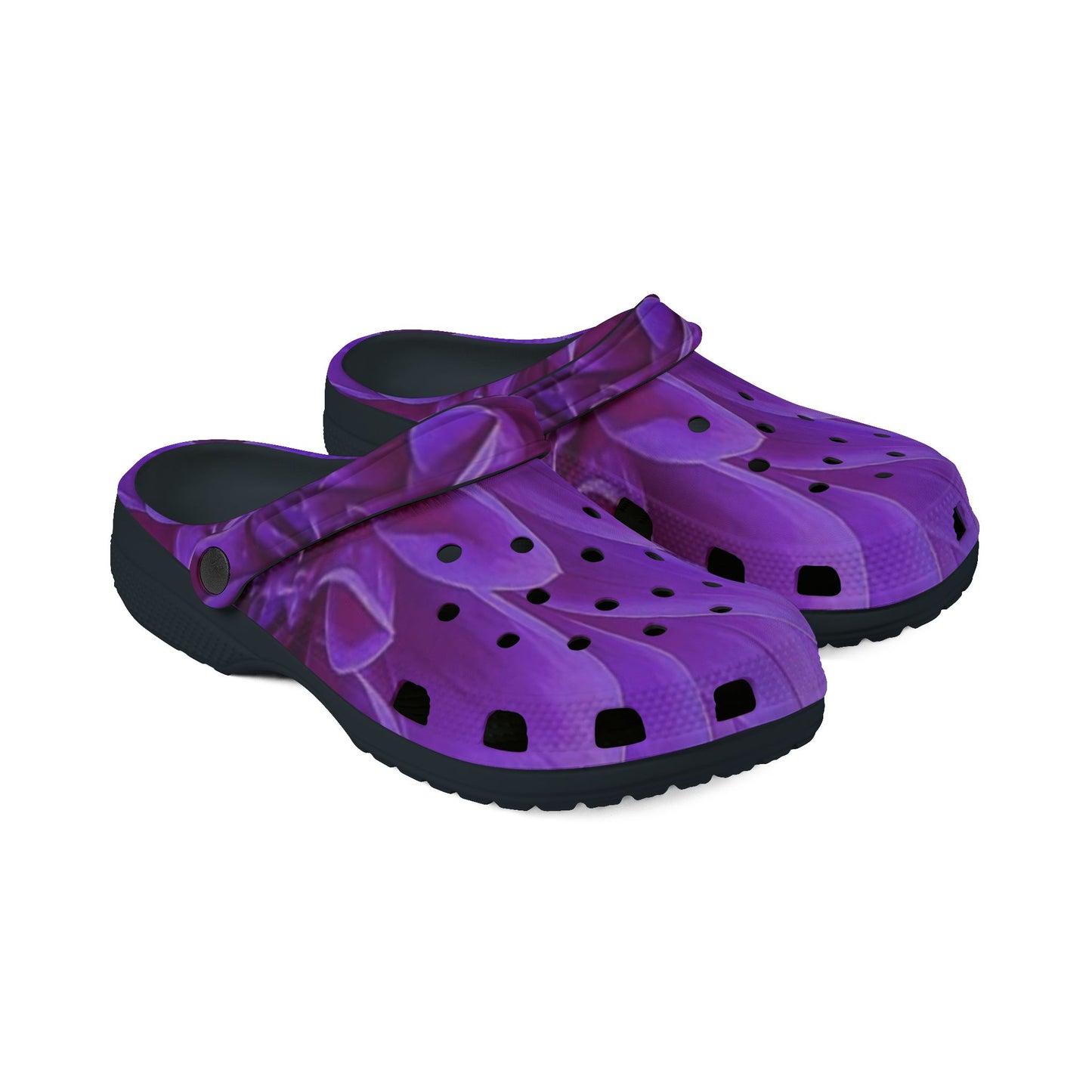 Purple Dahlia Foam Shoes
