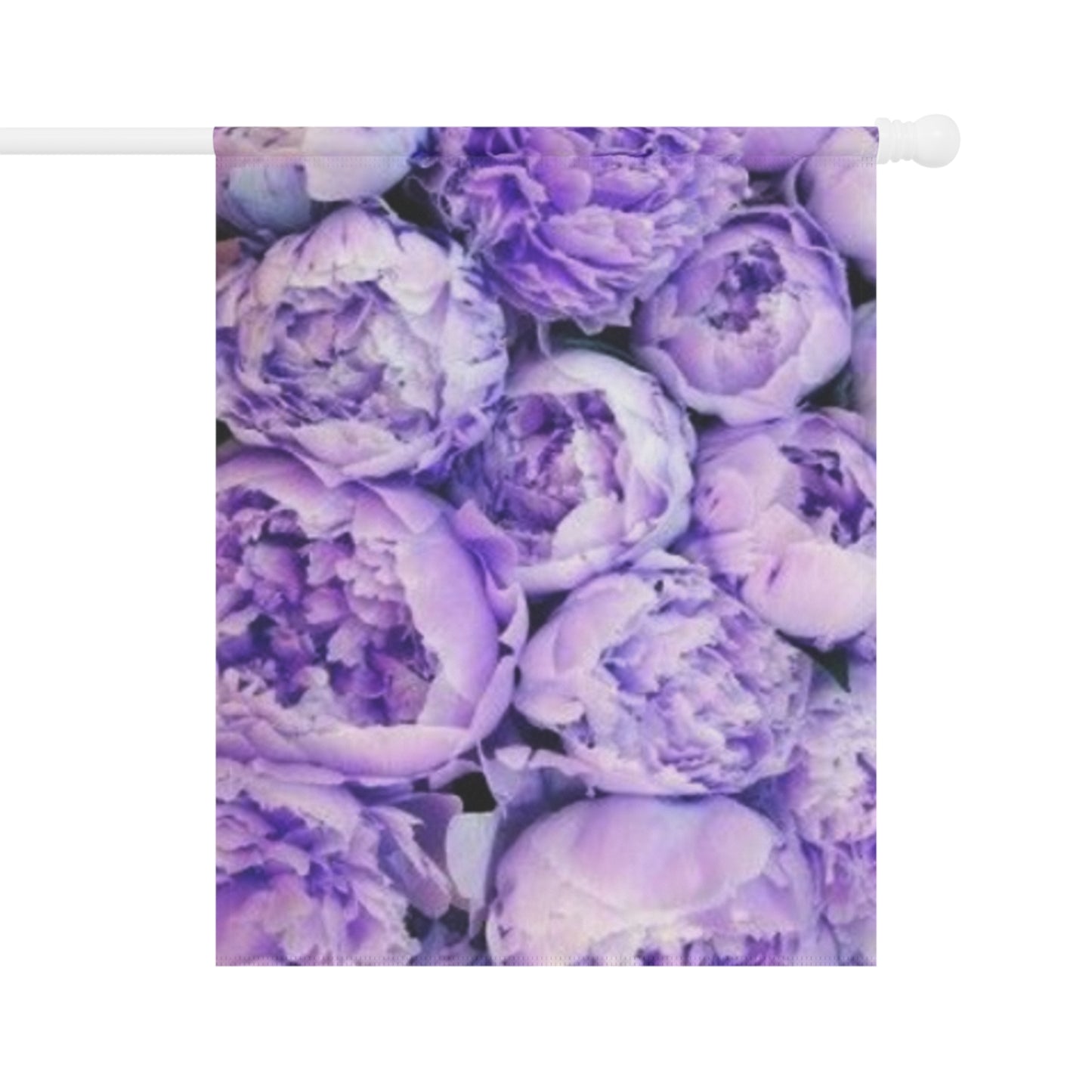Purple Peony Floral Garden and House Banner – Soft Floral Touch