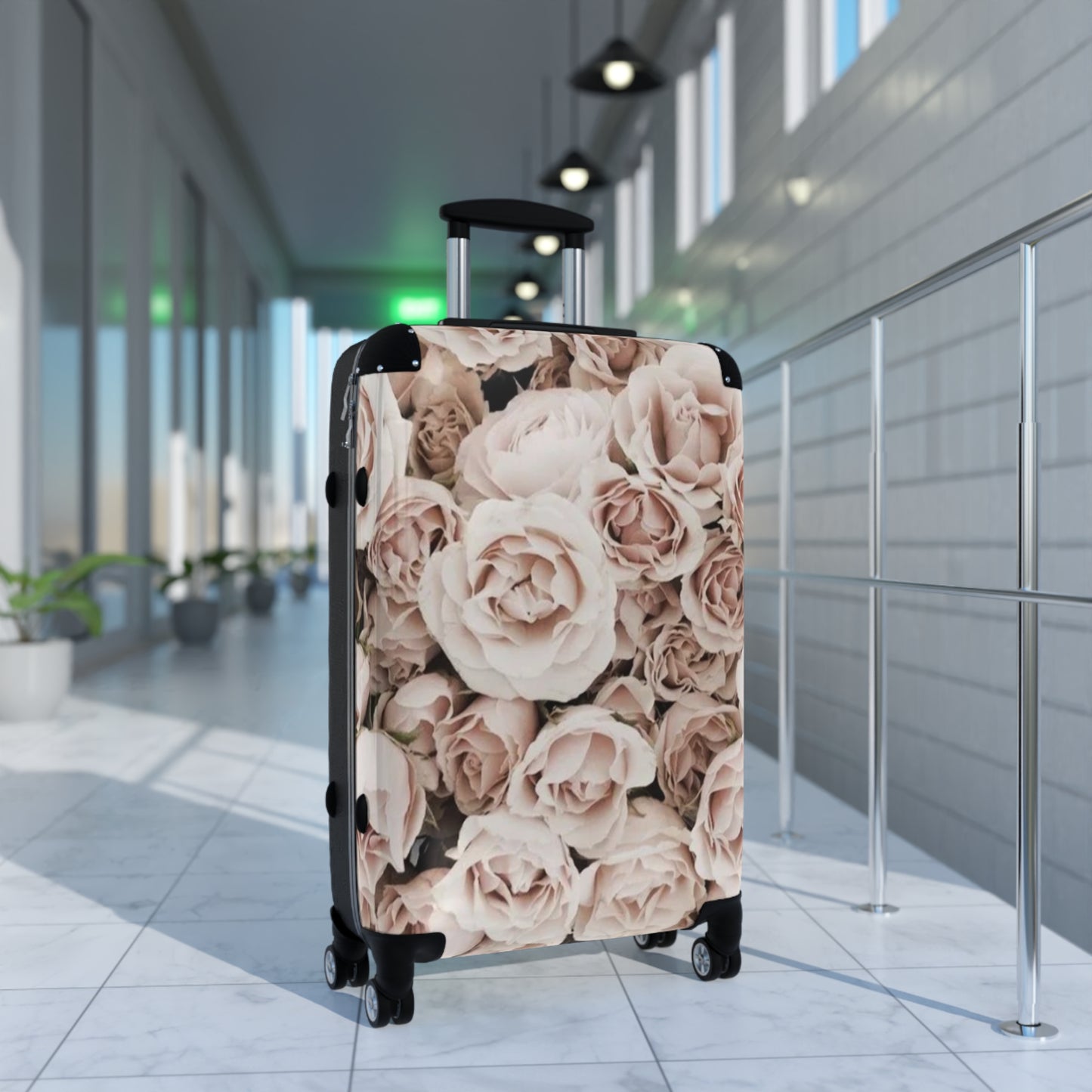 Light Pink Roses Suitcase