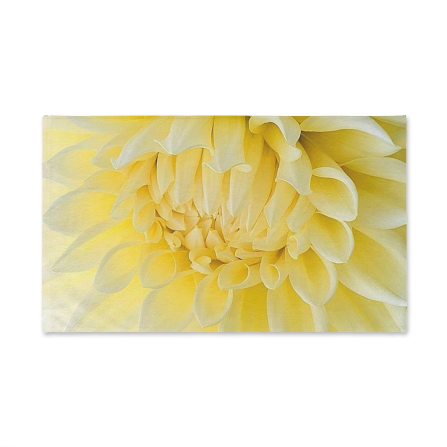 Yellow Dahlia Hand Towel