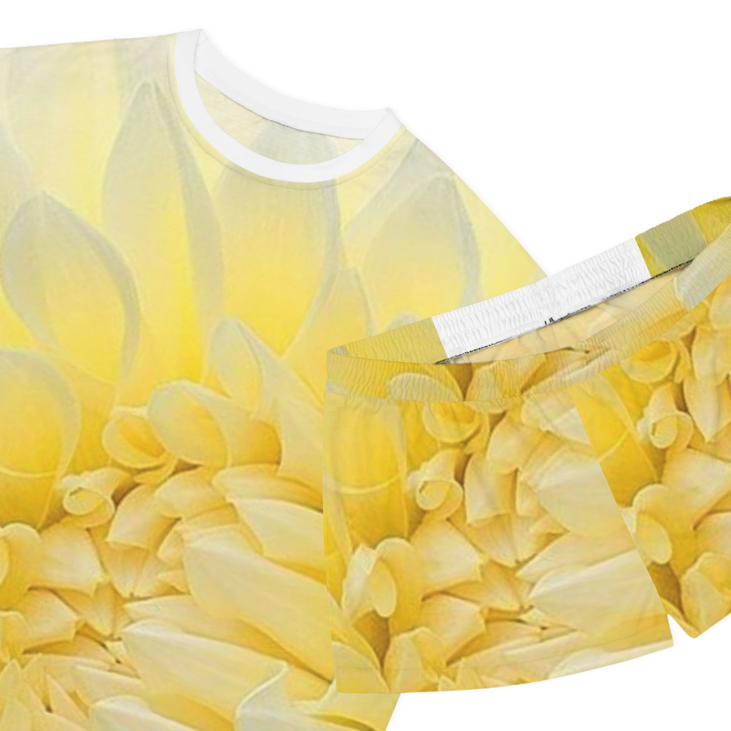 Yellow Dahlia Pajama Set