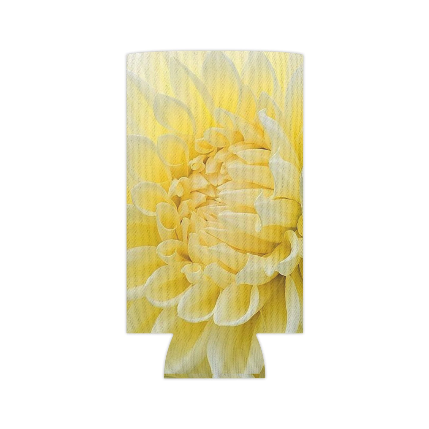 Yellow Dahlia Can Cooler