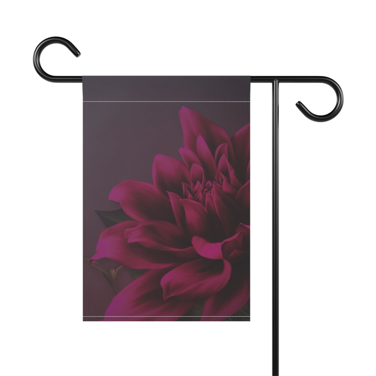 Magenta Dahlia Garden & House Banner