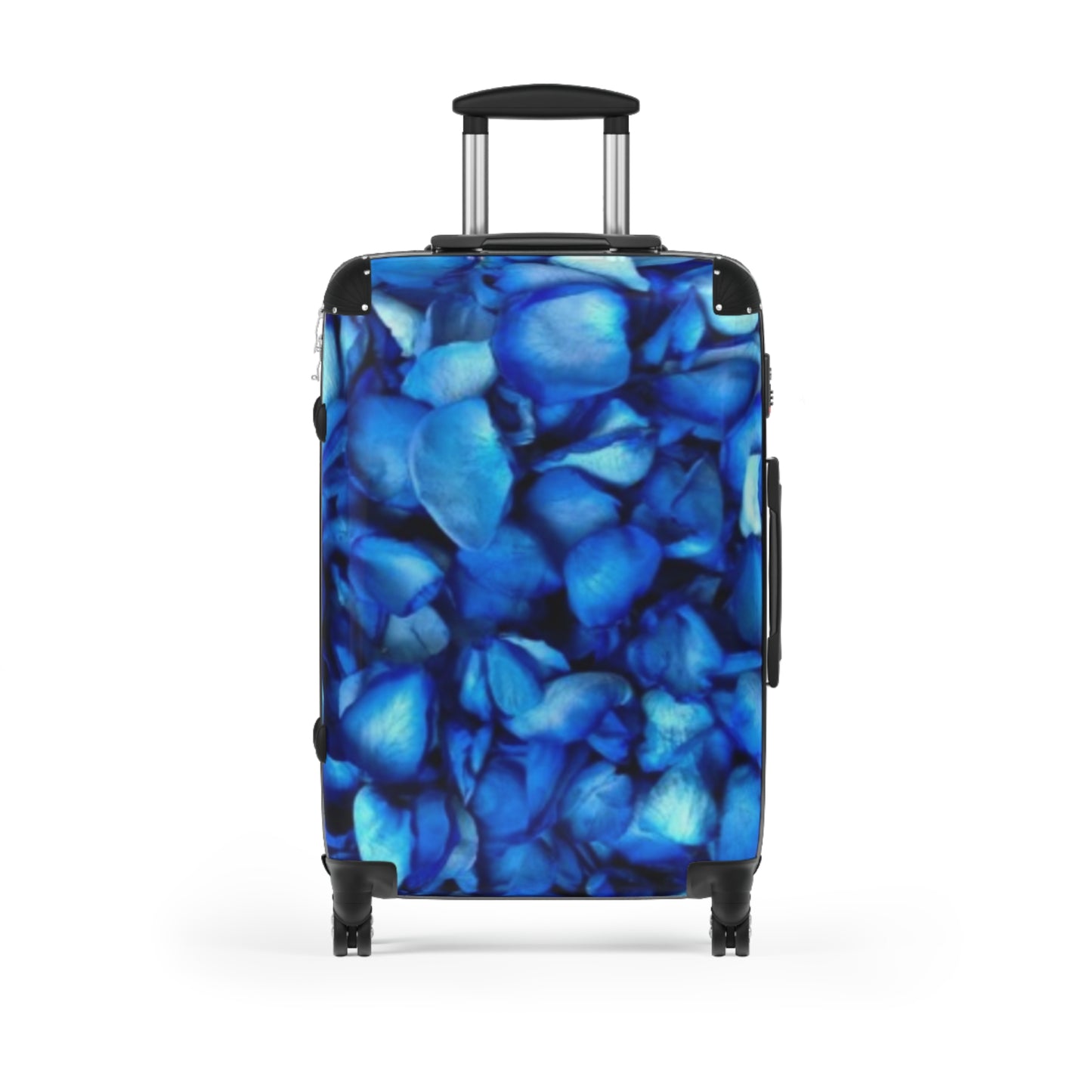 Blue Petals Floral Suitcase for Travelers – Cool & Smooth