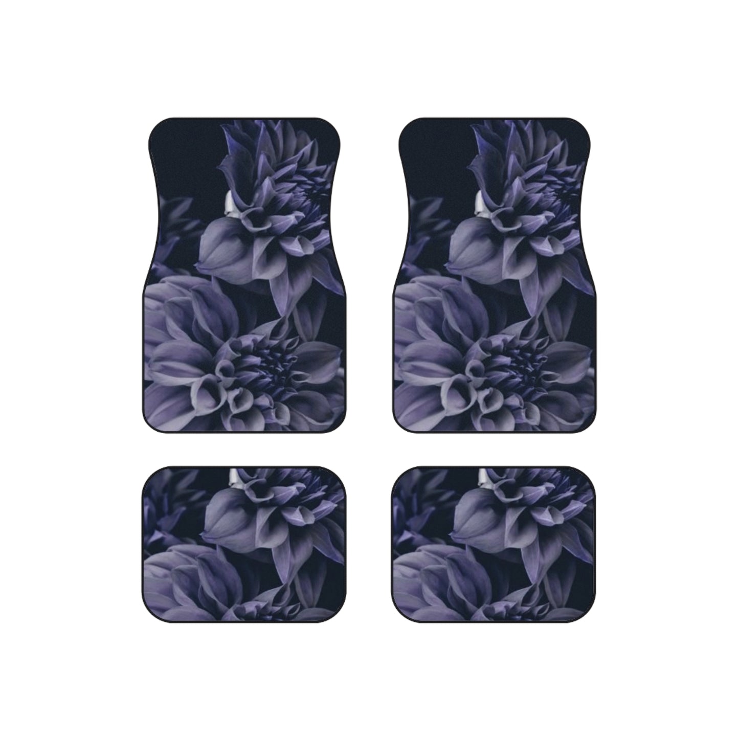 Blue Dahlia Car Mats (Set of 4)