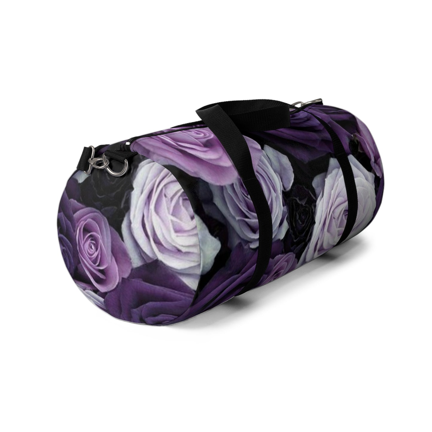 Purple Roses Floral Duffel Bag for Gym
