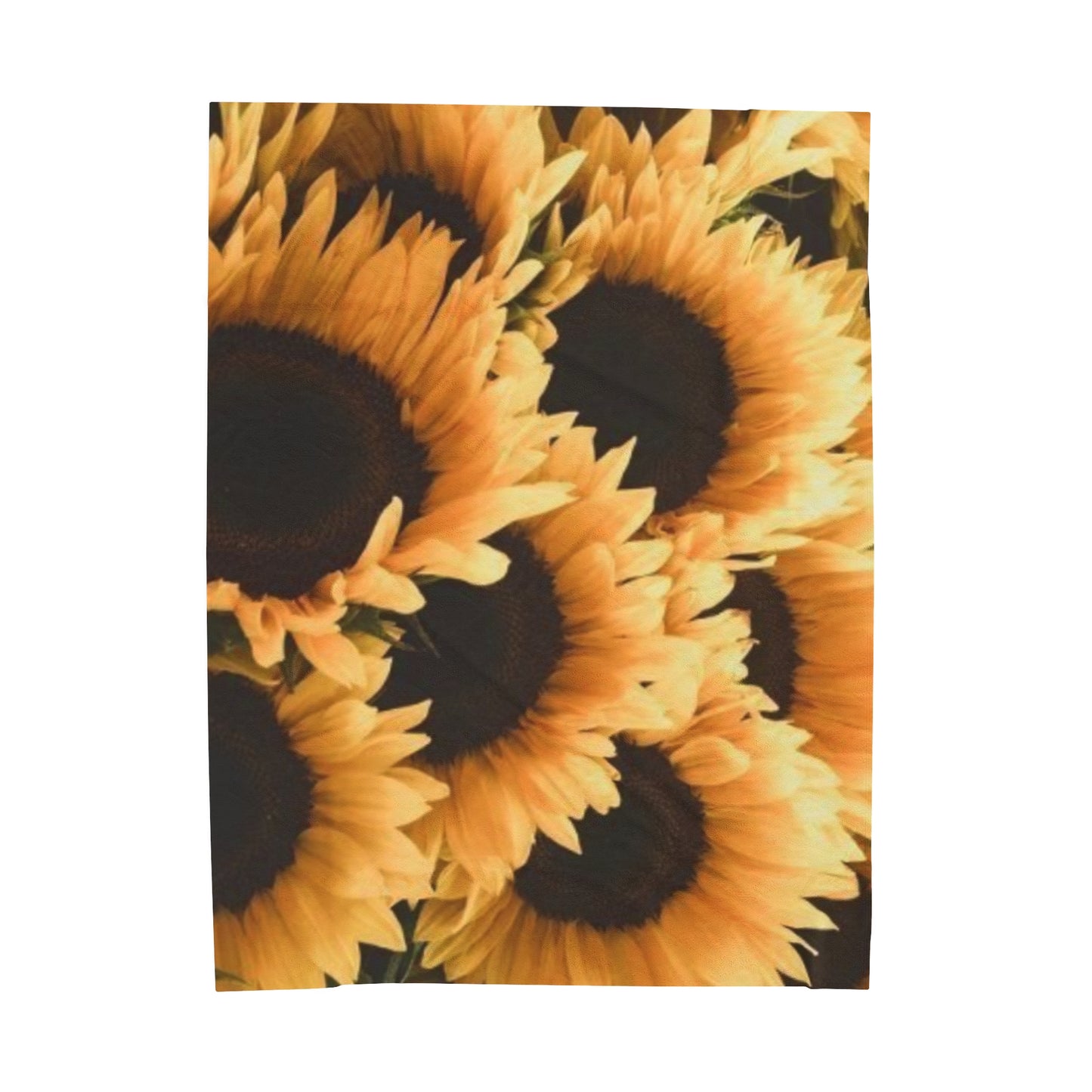 Soft Floral Blanket – Sunflower Design for Sunny Vibes