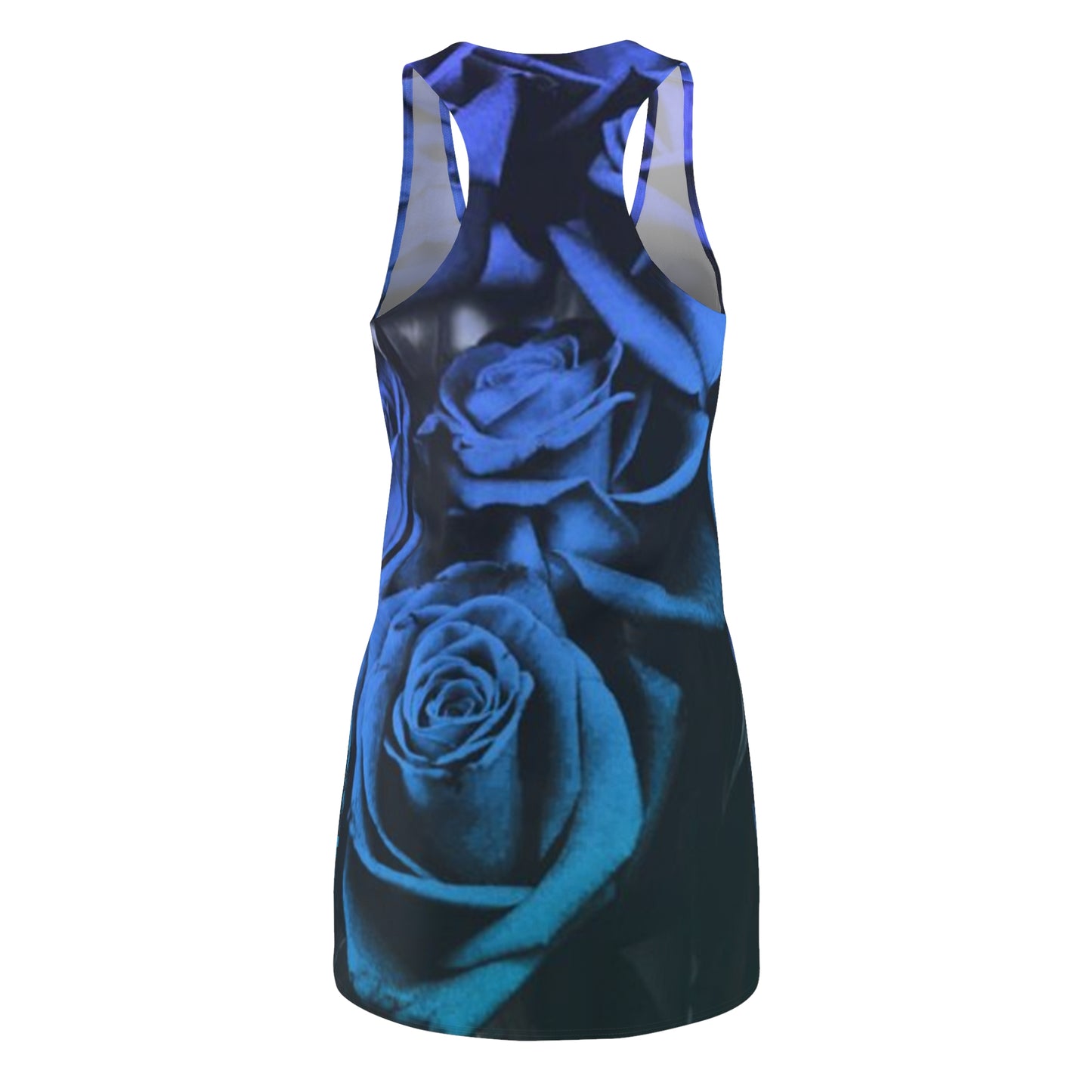 Blue Roses Racerback Dress