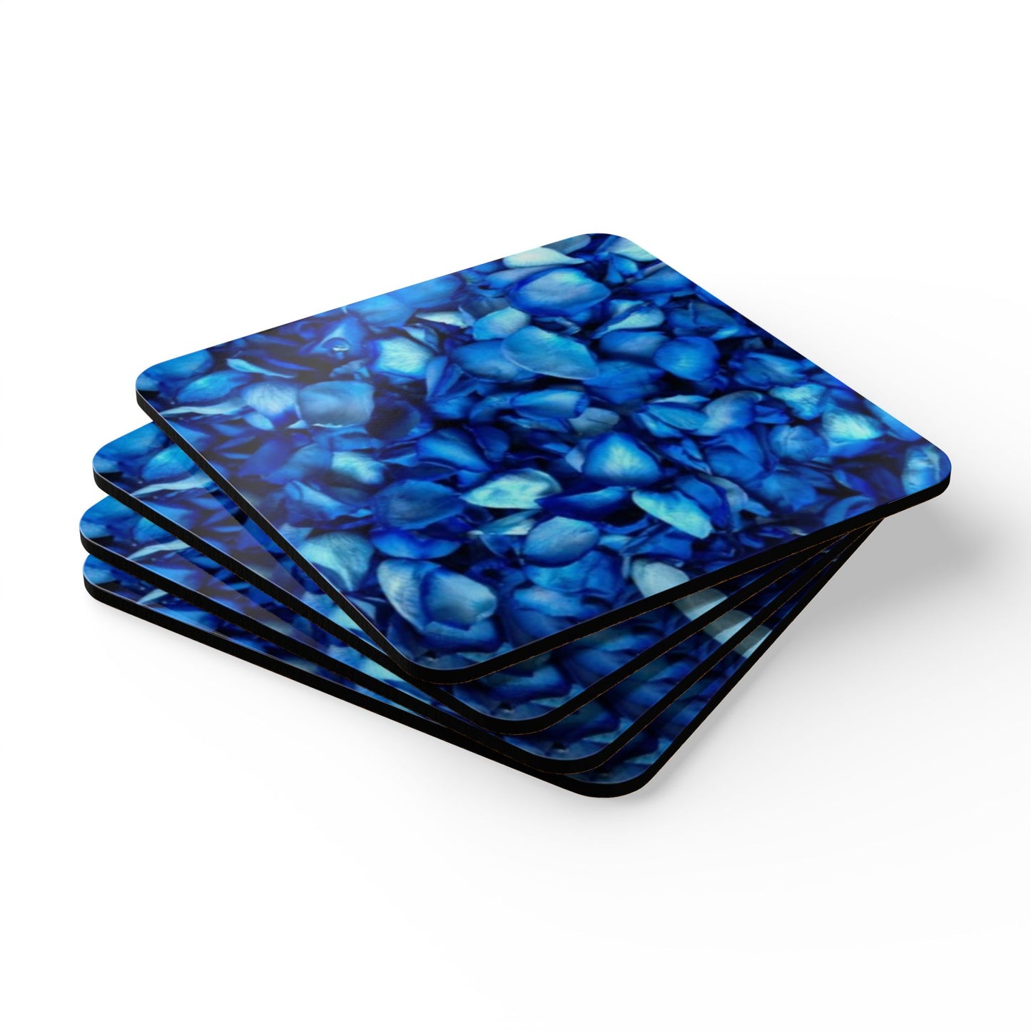 Blue Petals Coaster Set