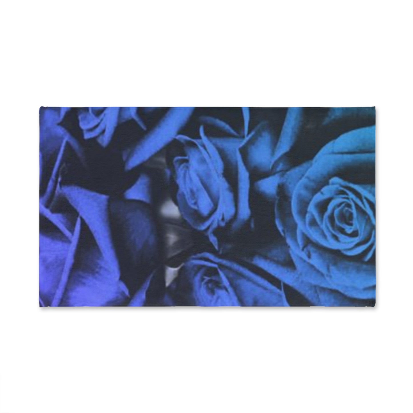 Blue Roses Hand Towel