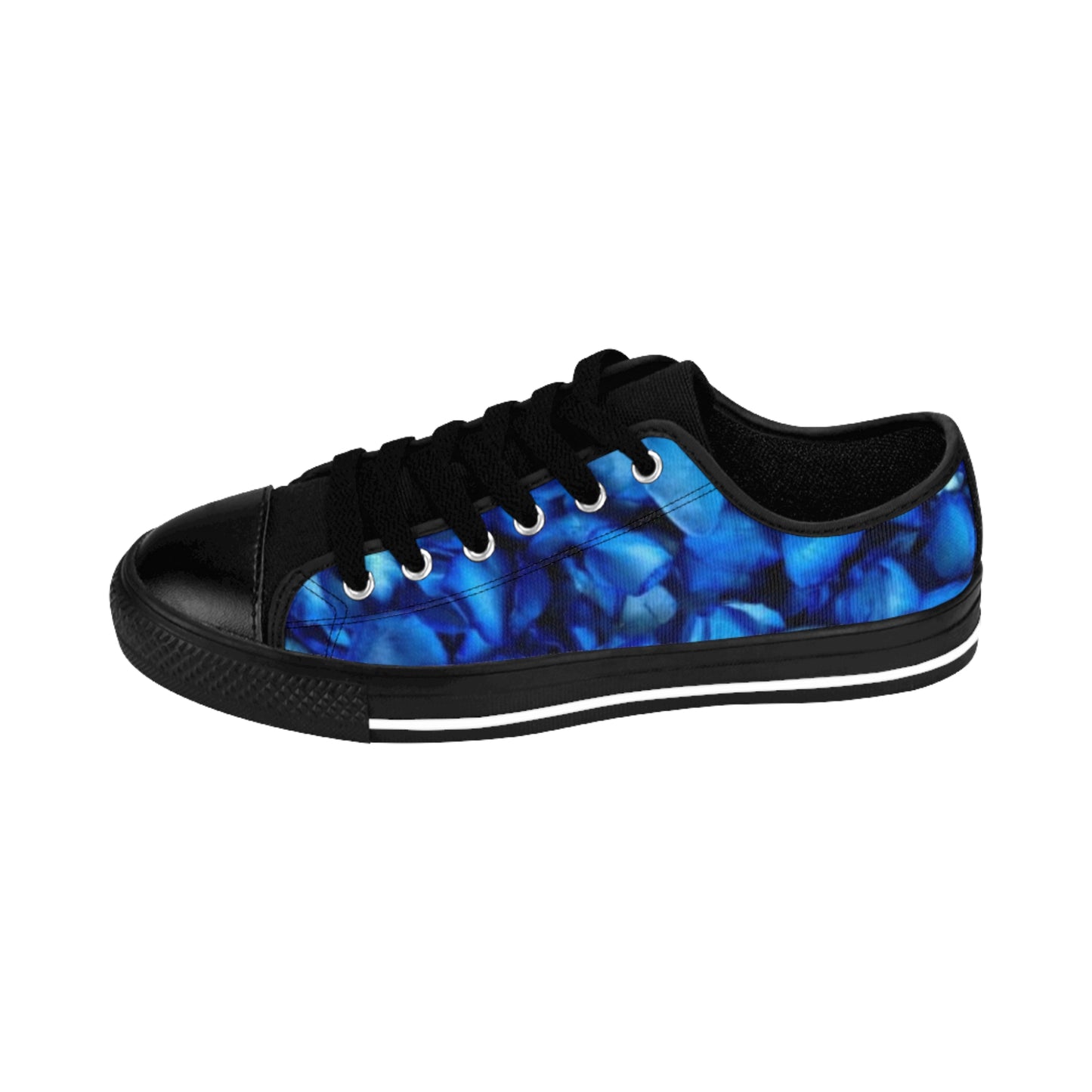 Blue Petals Comfortable Floral Sneakers – Cool & Cushioned