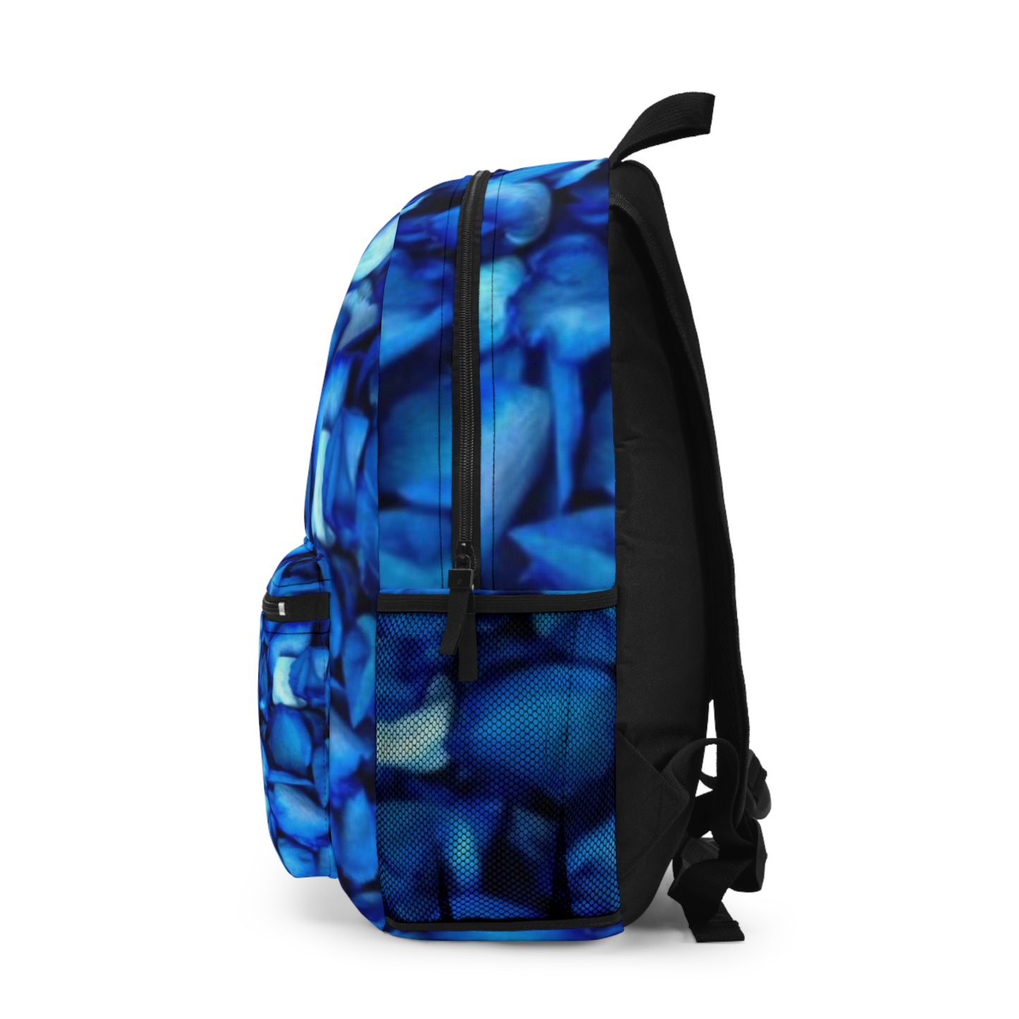 Blue Petals Floral Backpack for Travel