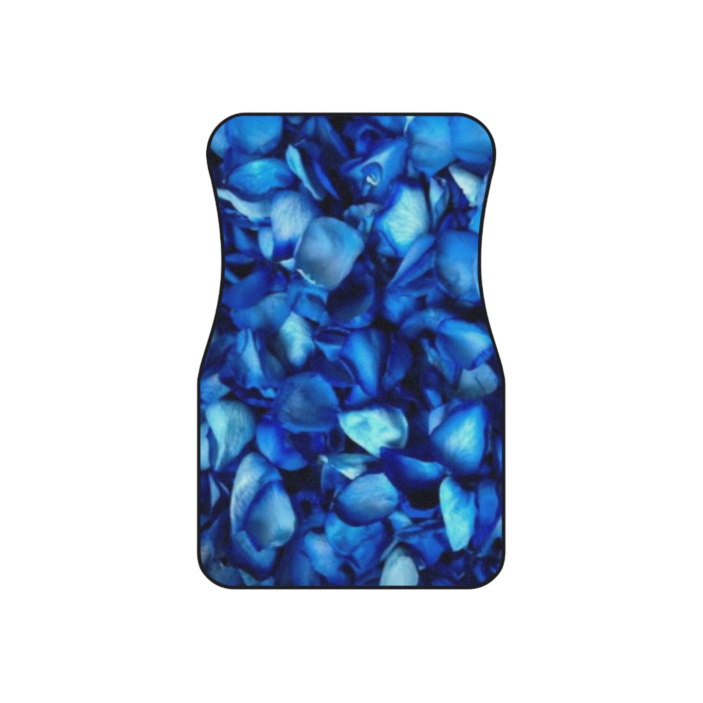 Blue Petals Floral Car Mats – Set of 4 Stylish Car Mats