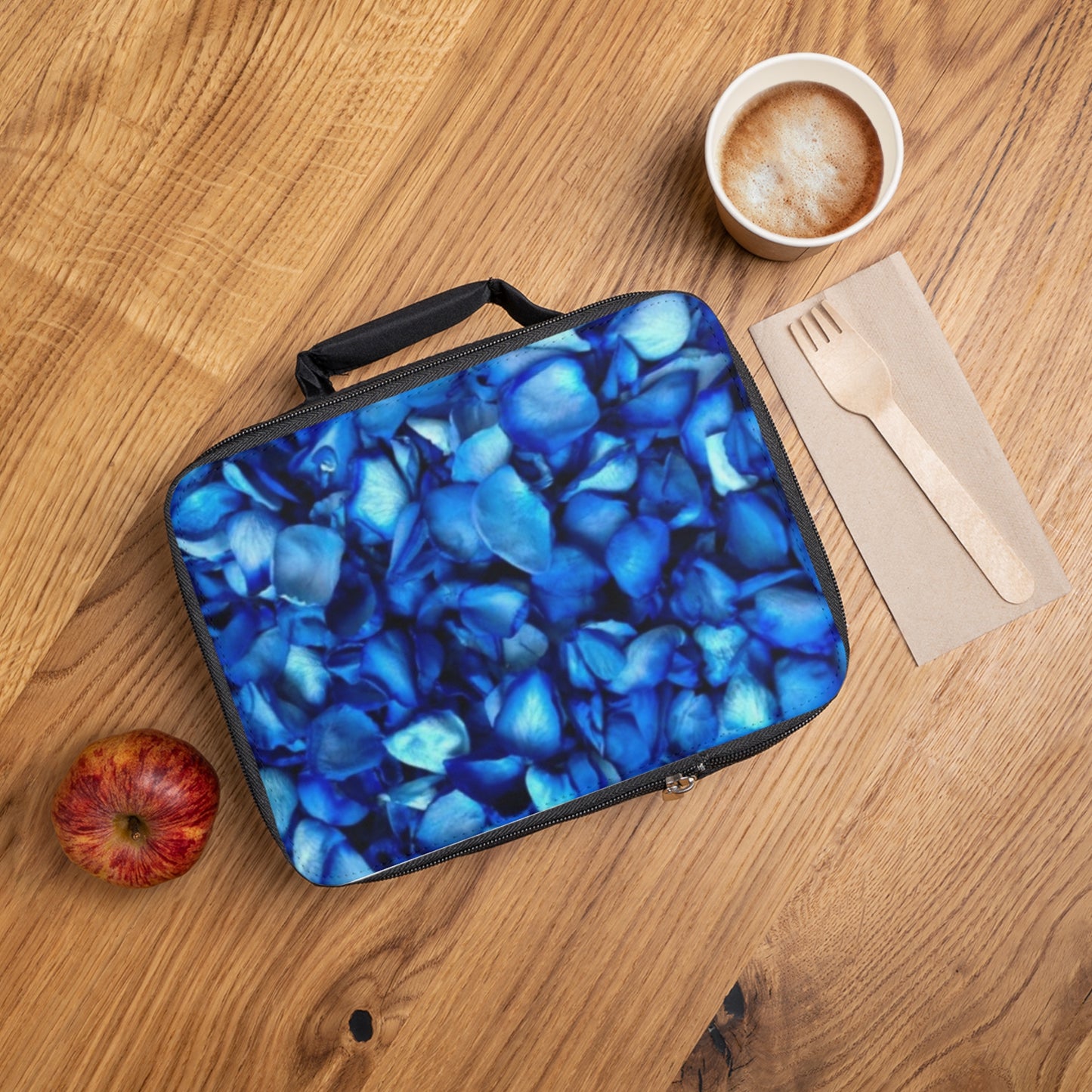 Blue Petals Floral Lunch Bag – Cool & Compact