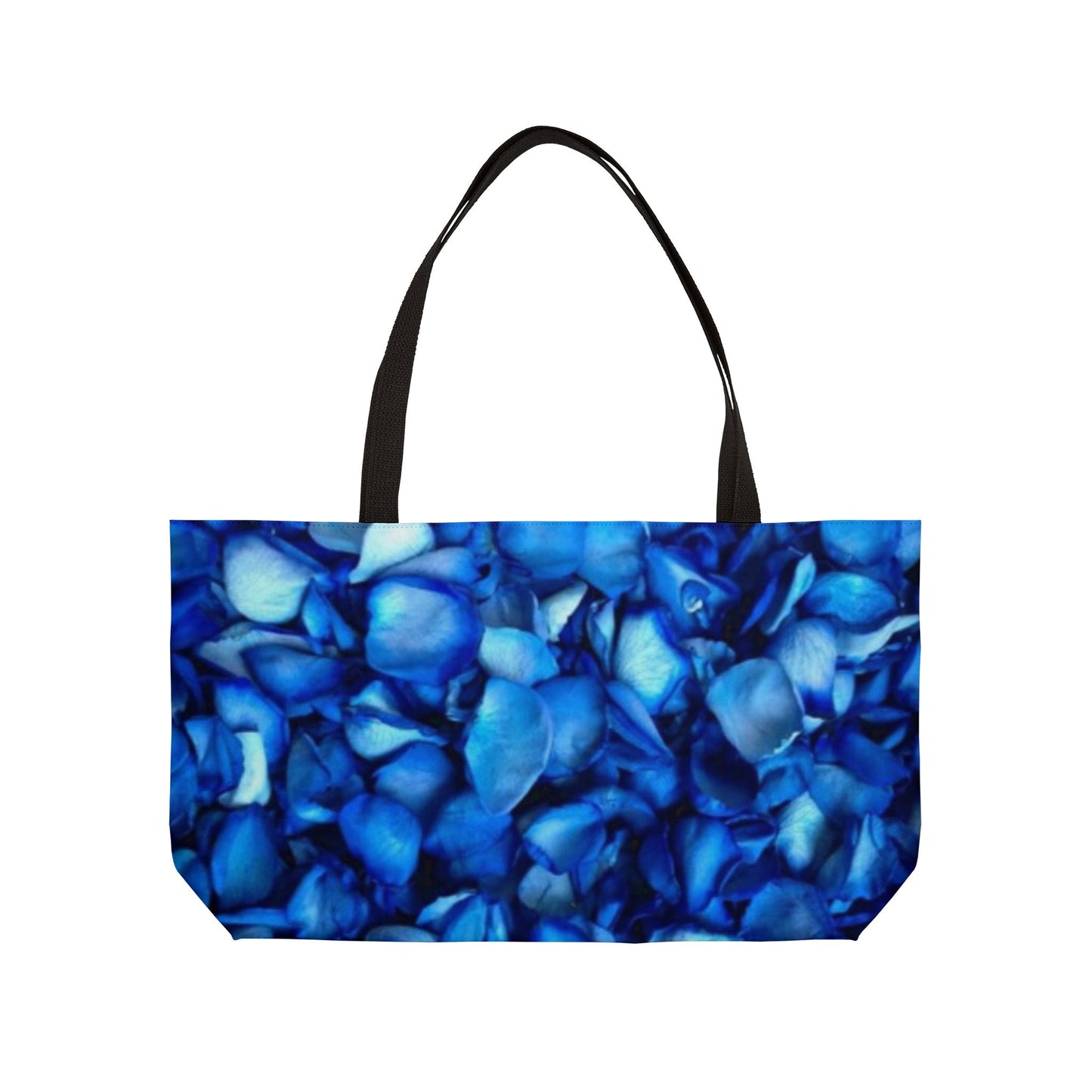 Blue Petals Floral Rectangle Tote – Calm and Versatile