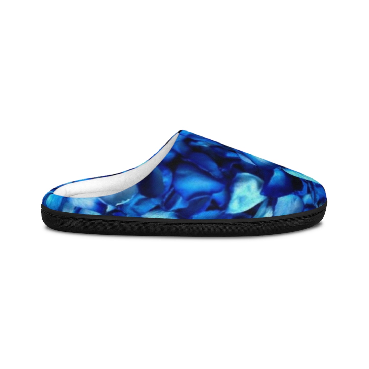 Blue Petals Soft Floral Slippers – Breezy Indoor Footwear