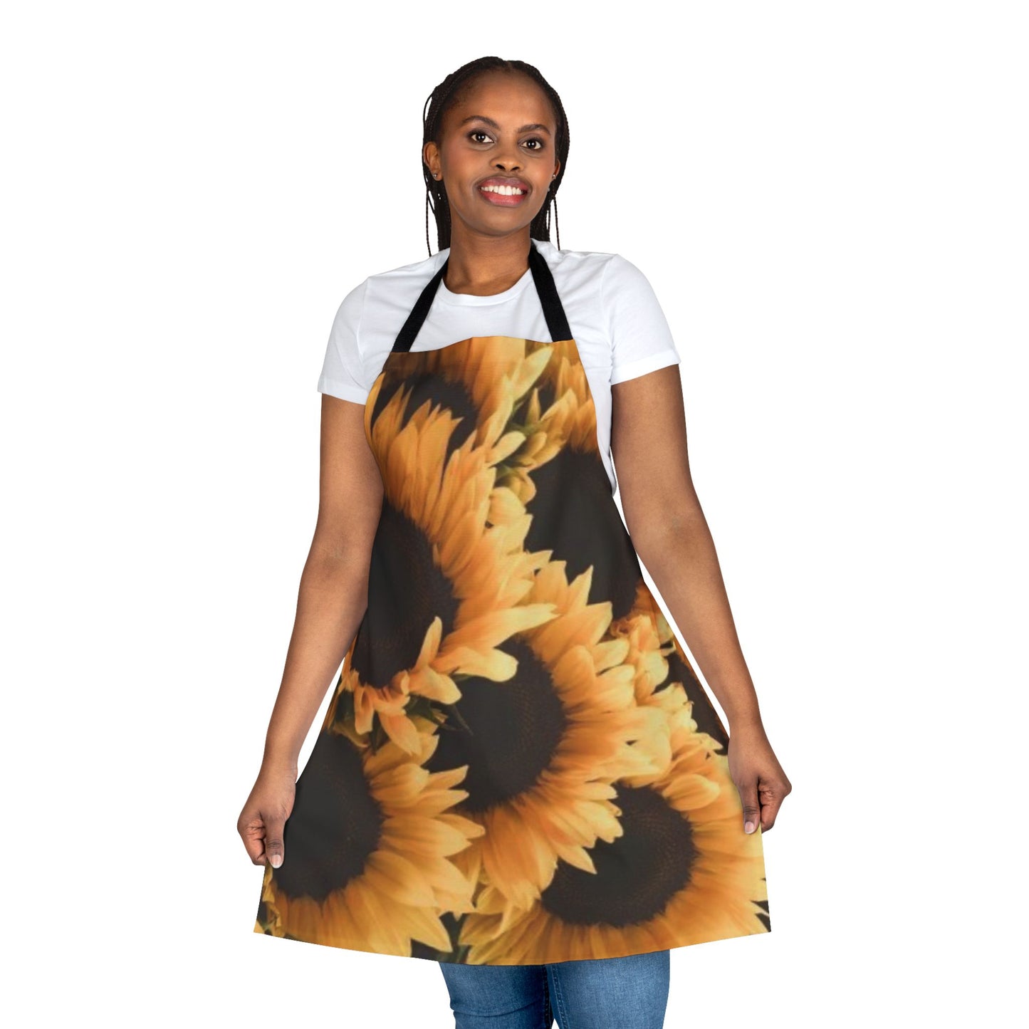 Cute Floral Apron – Sunflower Design for Sunny Days in the Kitchen