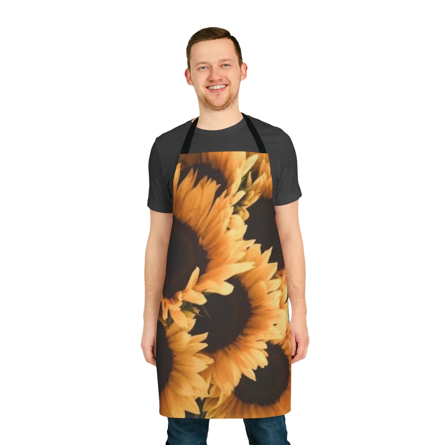 Cute Floral Apron – Sunflower Design for Sunny Days in the Kitchen