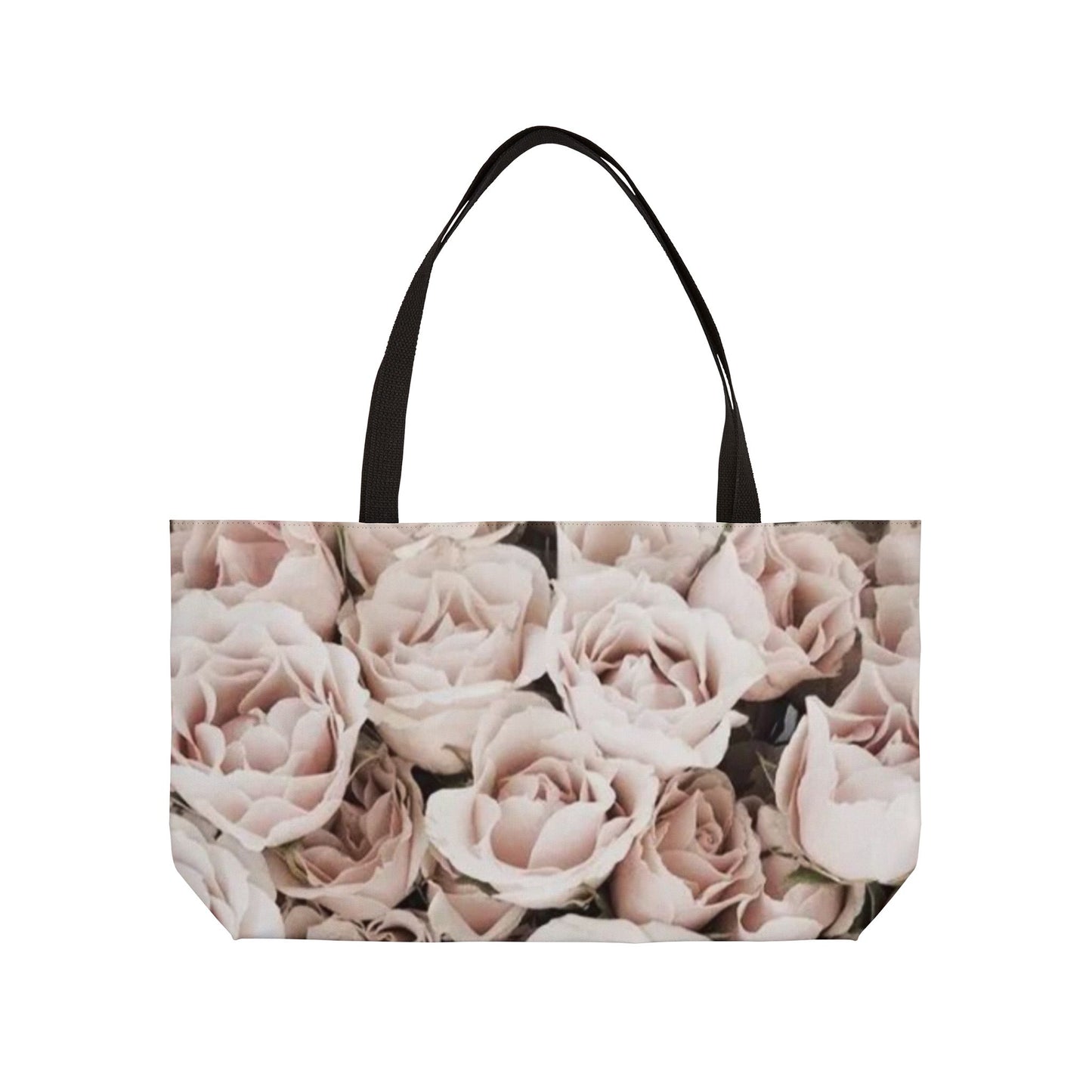 Light Pink Floral Rectangle Tote – Soft and Feminine