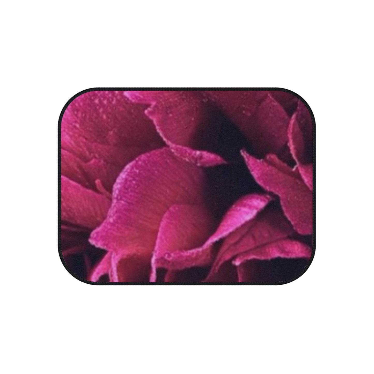 Magenta Floral Car Mats – Set of 4 | Stylish Car Floor Protection