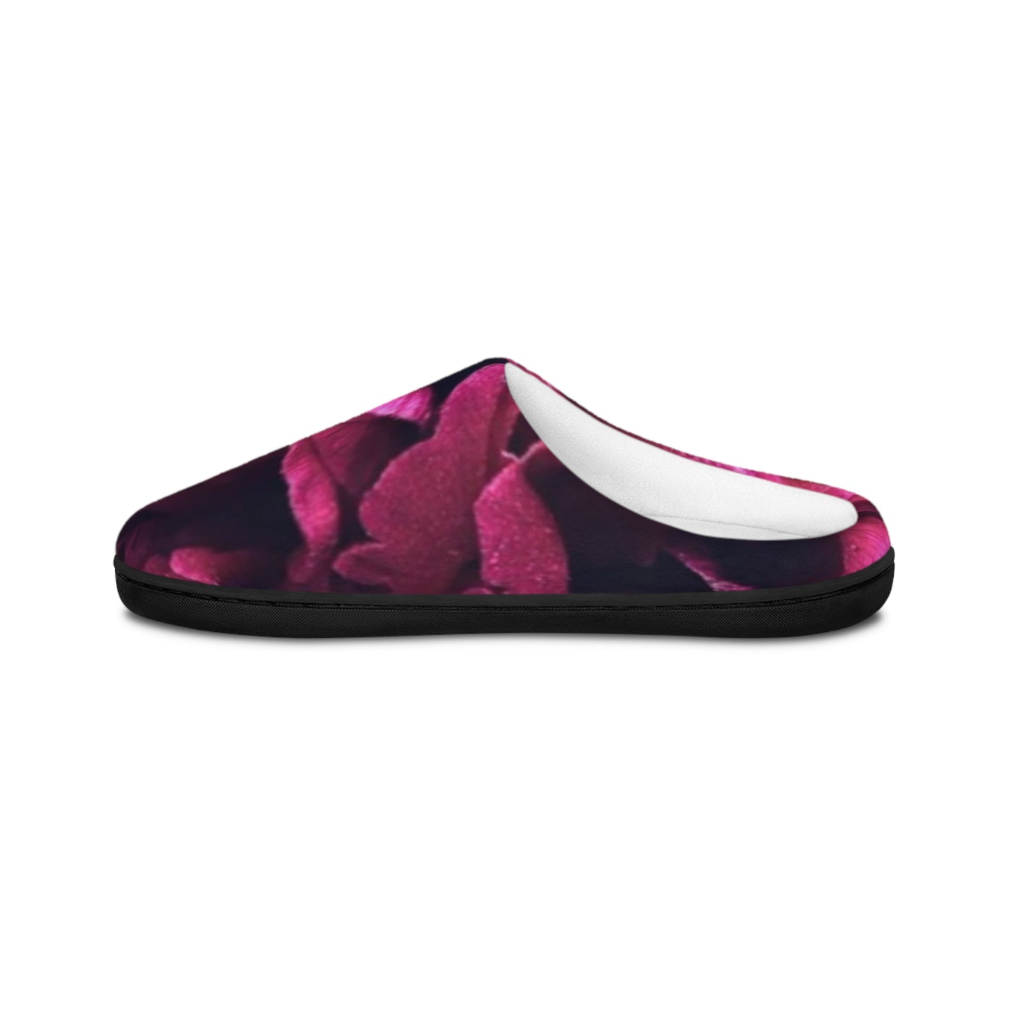 Magenta Soft Floral Slippers – Bold & Soft Comfort