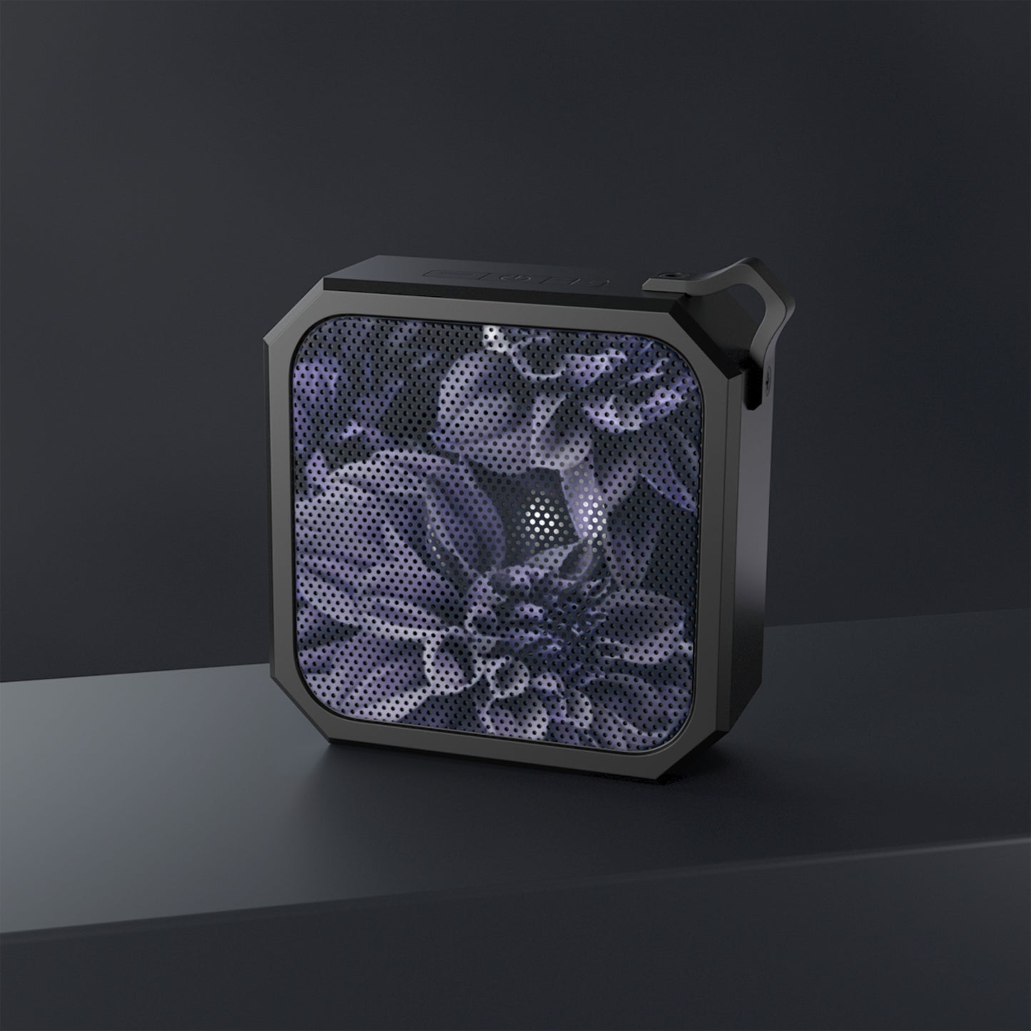Outdoor Bluetooth Speaker – Blue Dahlia Design, Portable & Stylish