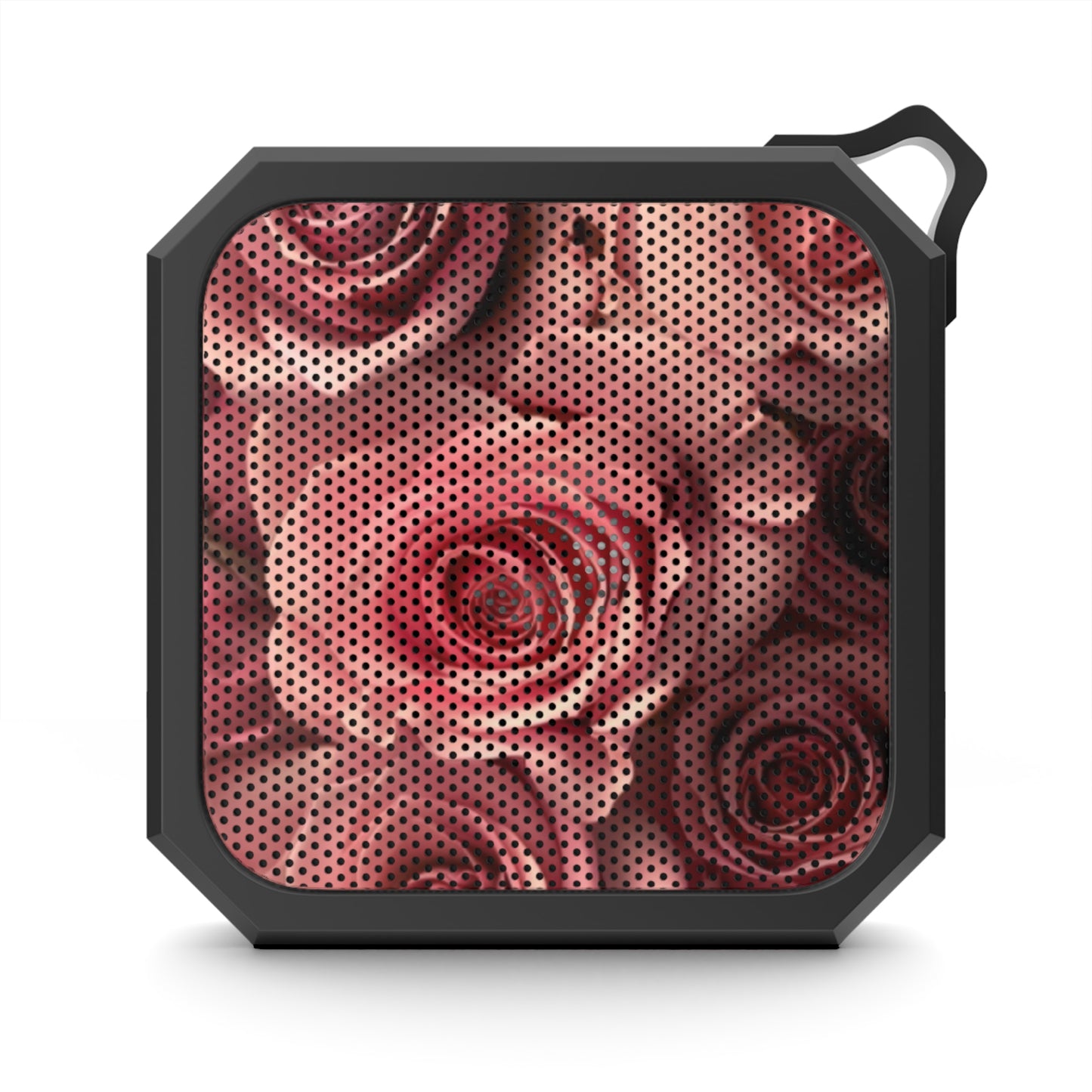 Outdoor Bluetooth Speaker – Pink Roses Design, Waterproof & On-the-Go