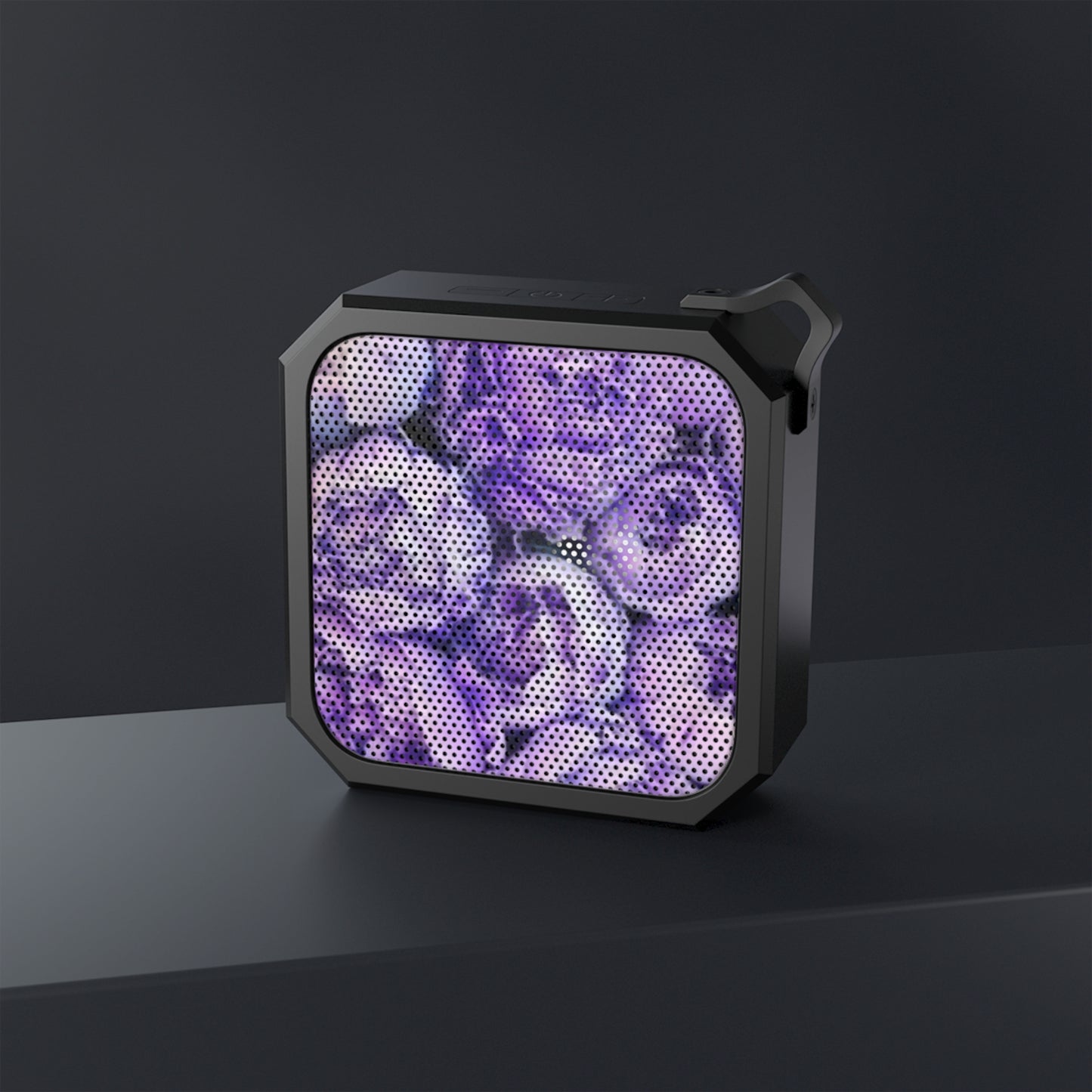 Outdoor Bluetooth Speaker – Purple Peony Design, Durable & Wireless