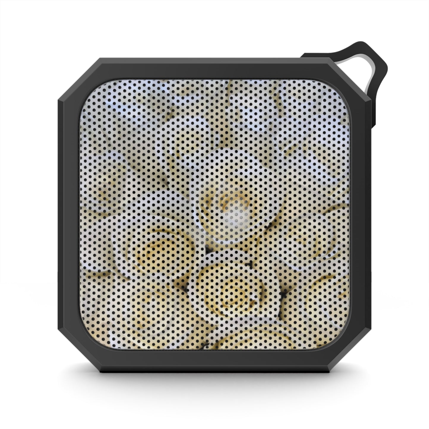 Outdoor Bluetooth Speaker – White Roses Design, Floral & Waterproof