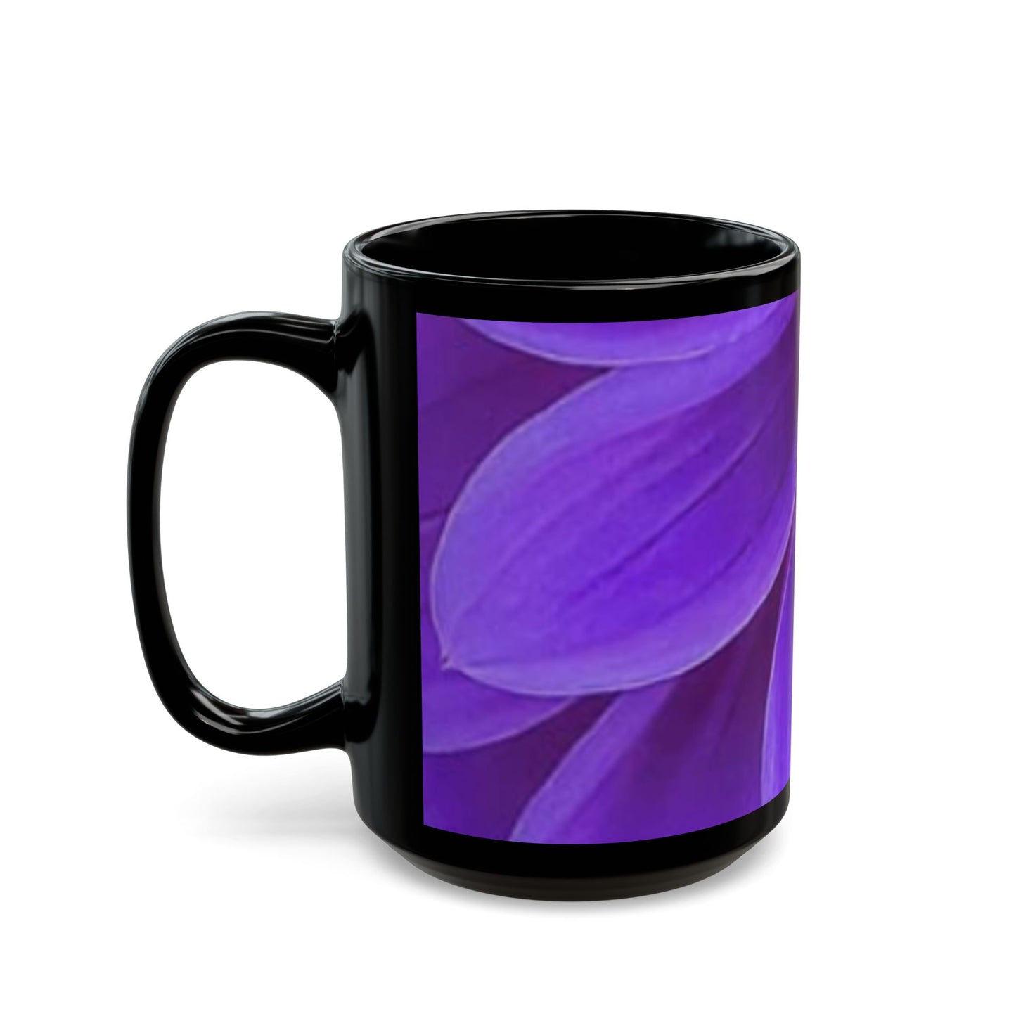Purple Dahlia Floral Design Mug – Stylish Mug for Floral Lovers