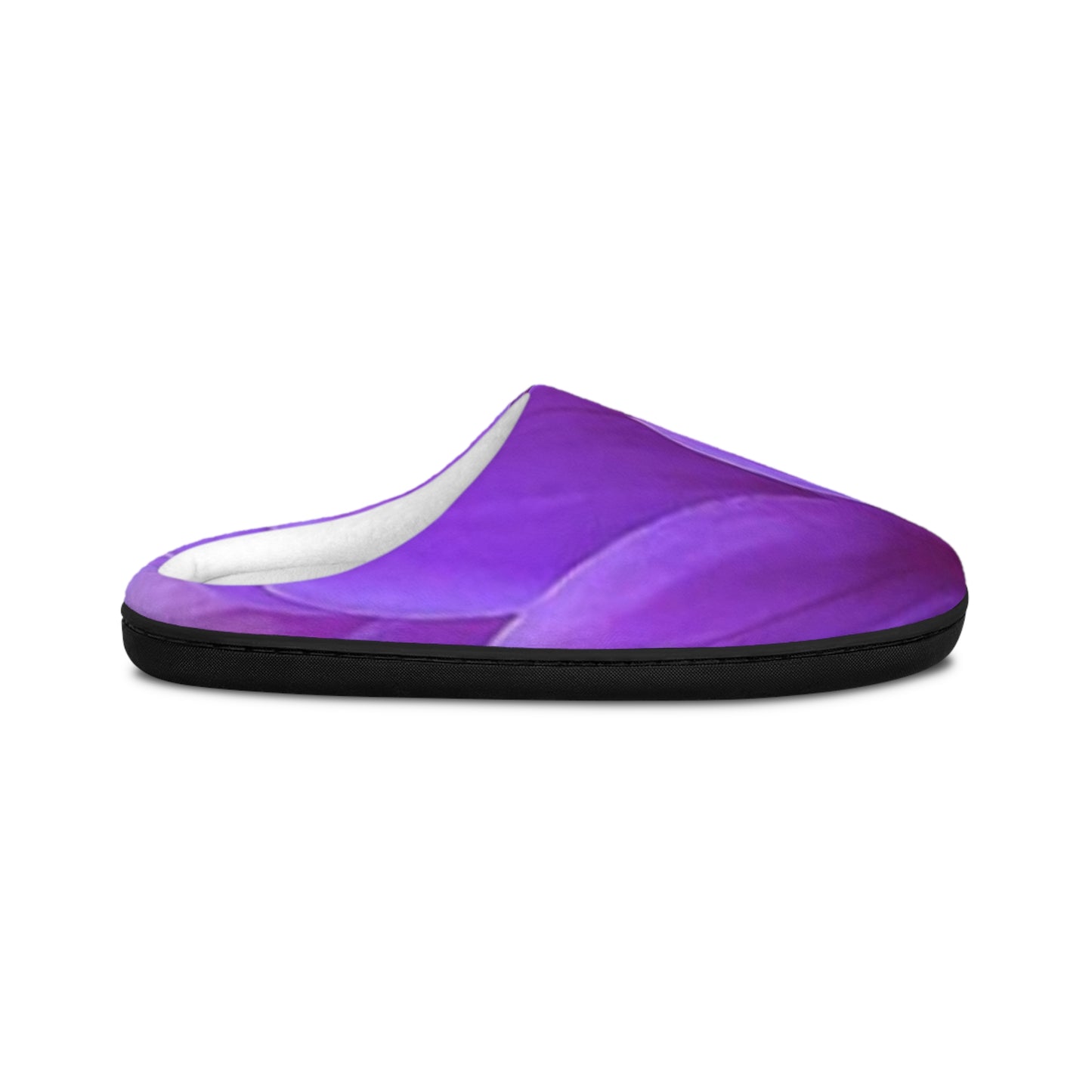 Purple Dahlia Soft Floral Slippers – Elegant Everyday Comfort