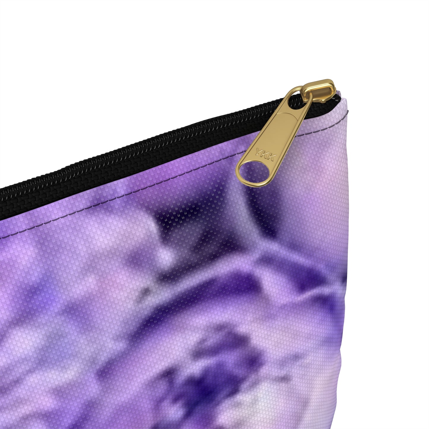 Purple Peony Floral Accessory Pouch – Bold & Practical