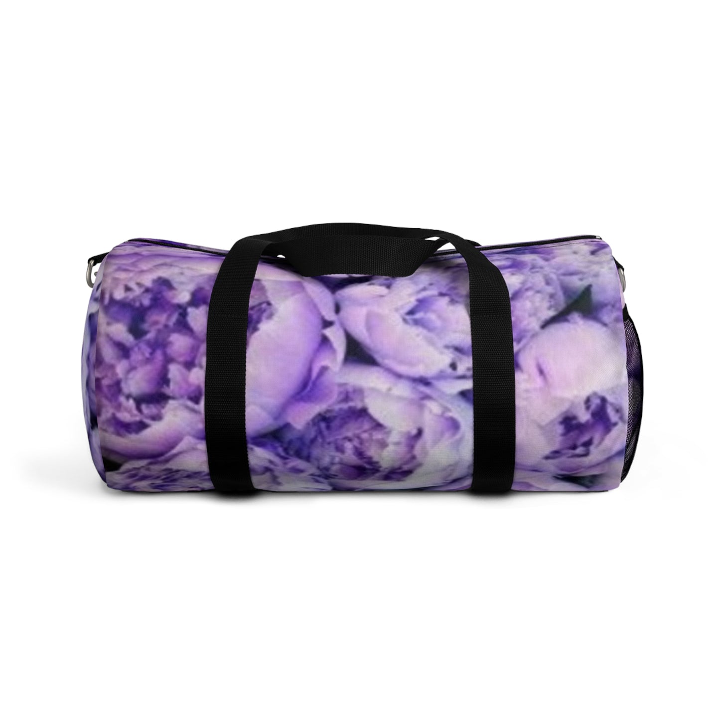 Purple Peony Floral Duffel Bag for Gym