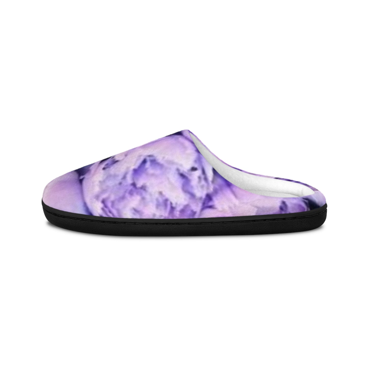 Purple Peony Soft Floral Slippers – Soft & Stylish Loungewear