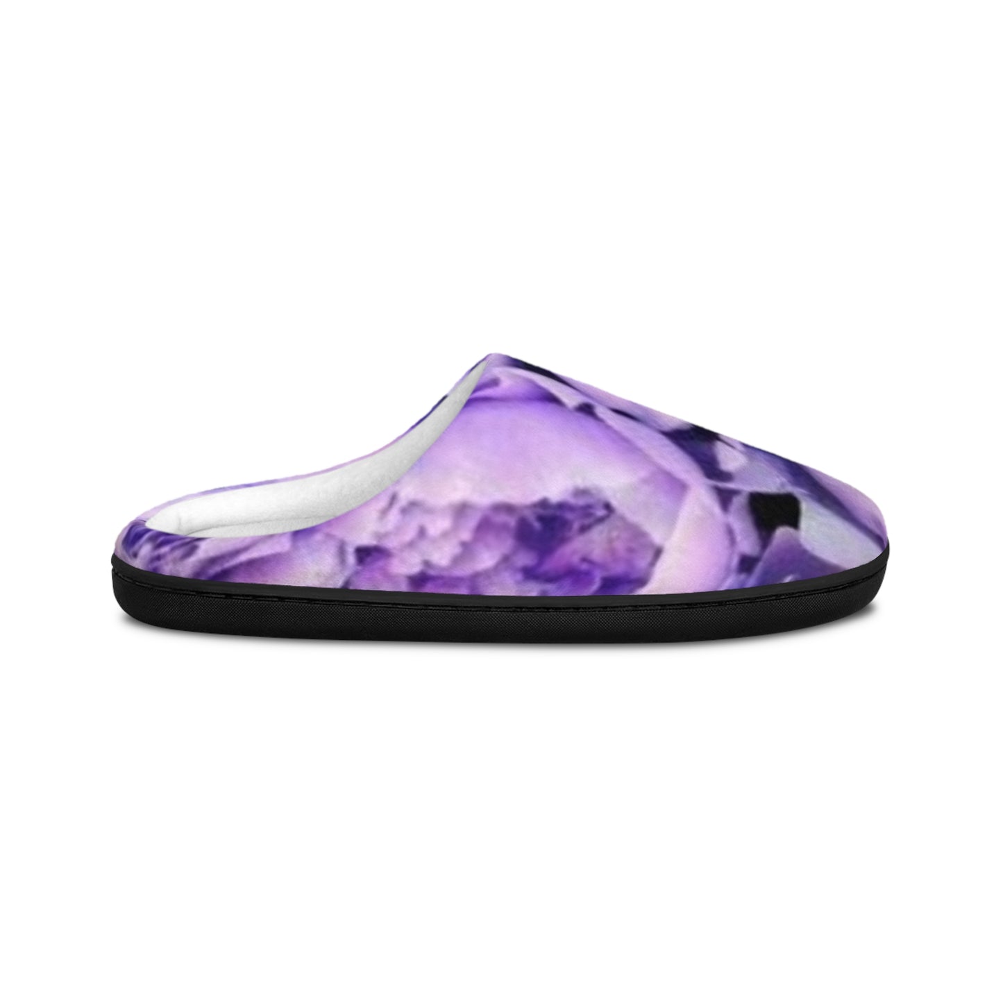 Purple Peony Soft Floral Slippers – Soft & Stylish Loungewear