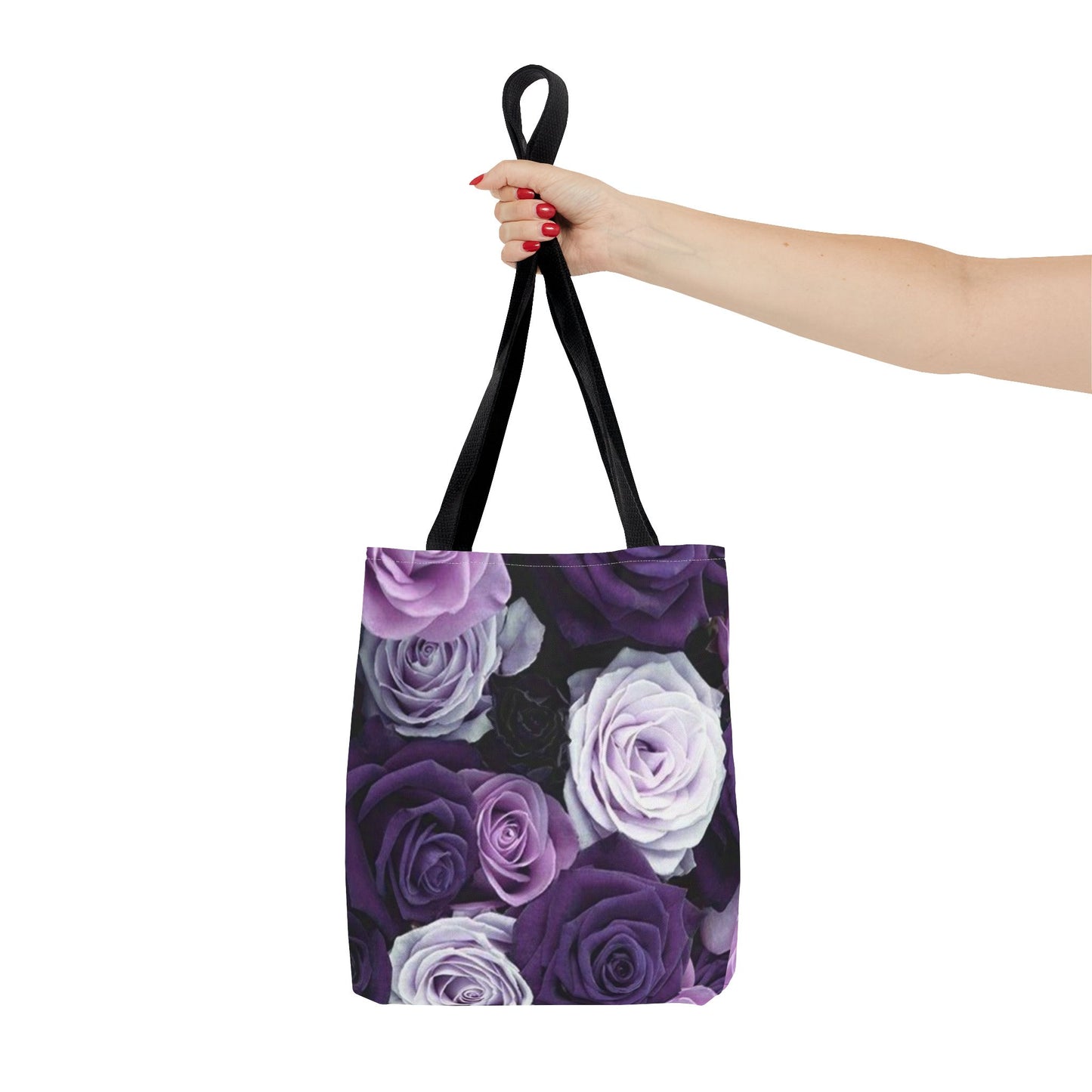 Purple Roses Floral Tote Bag for Women – Elegant & Spacious