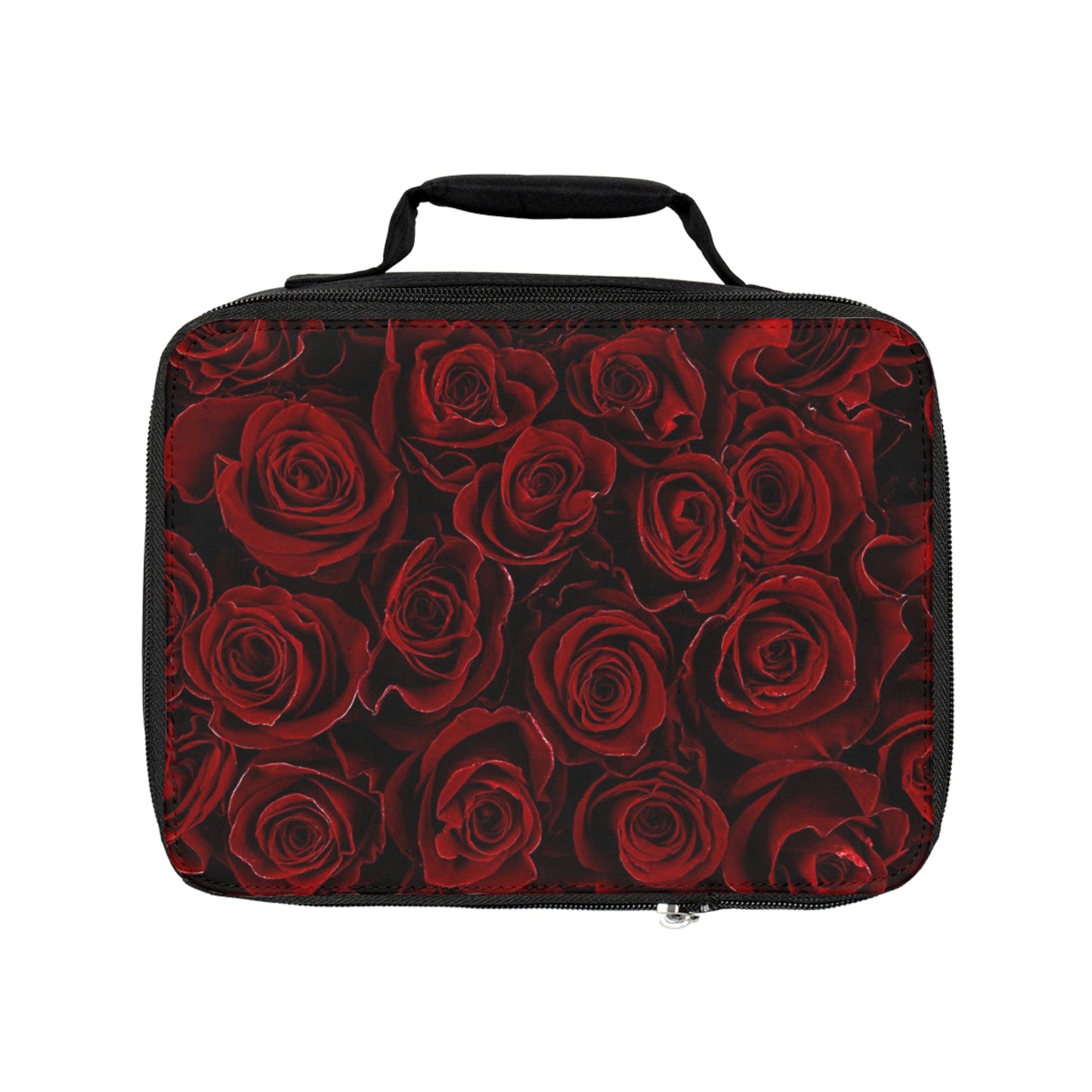 Red Roses Floral Lunch Bag – Vibrant & Practical