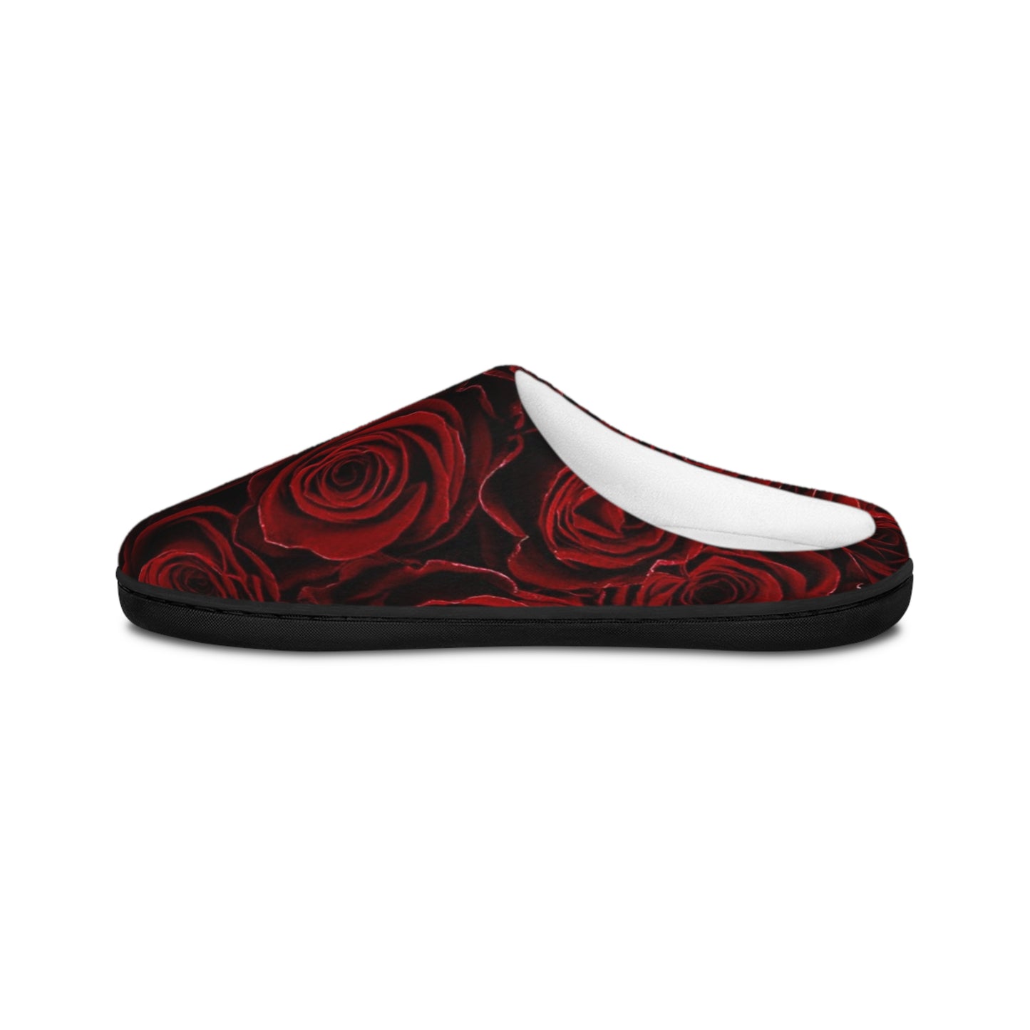 Red Roses Soft Floral Slippers – Bold & Comfortable