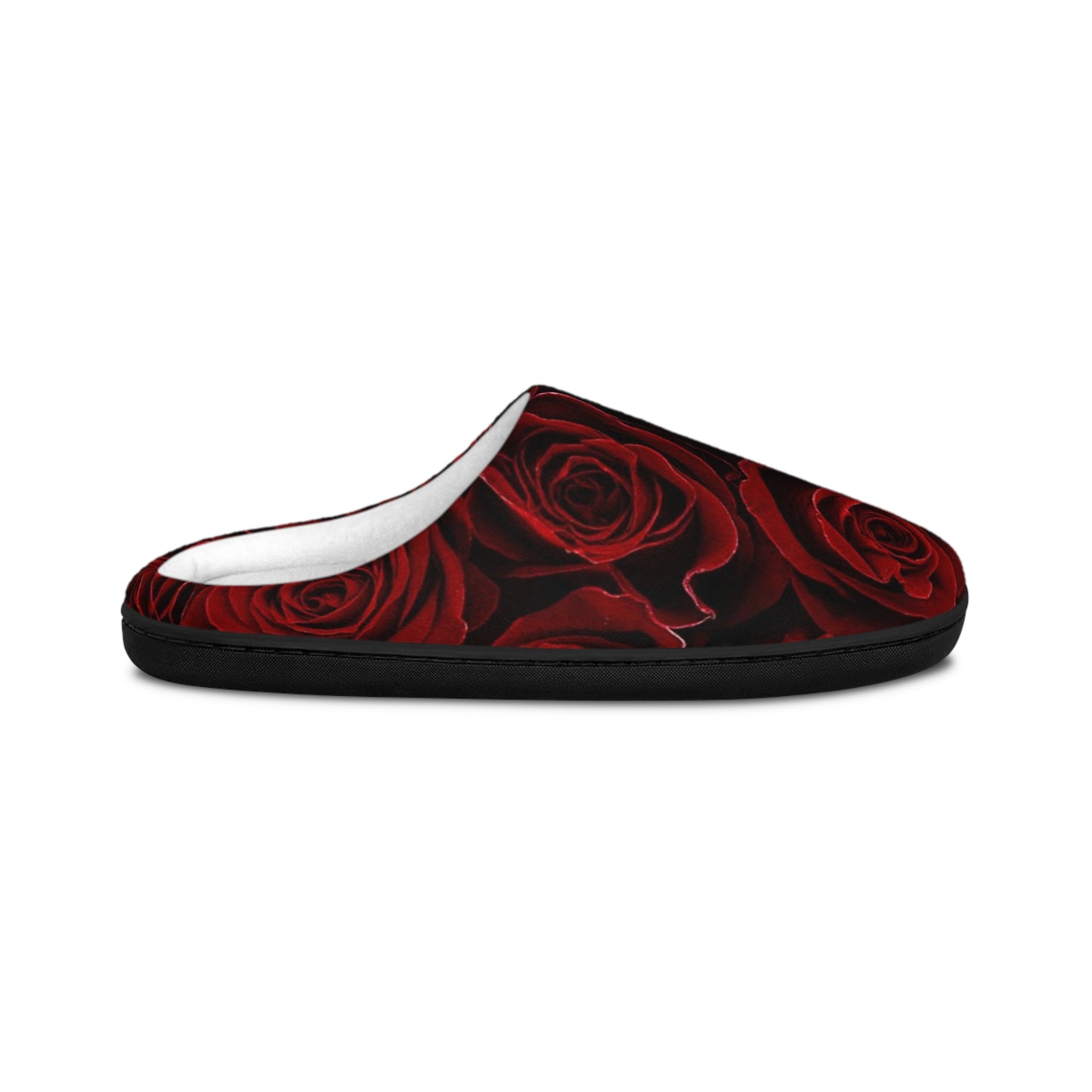 Red Roses Soft Floral Slippers – Bold & Comfortable