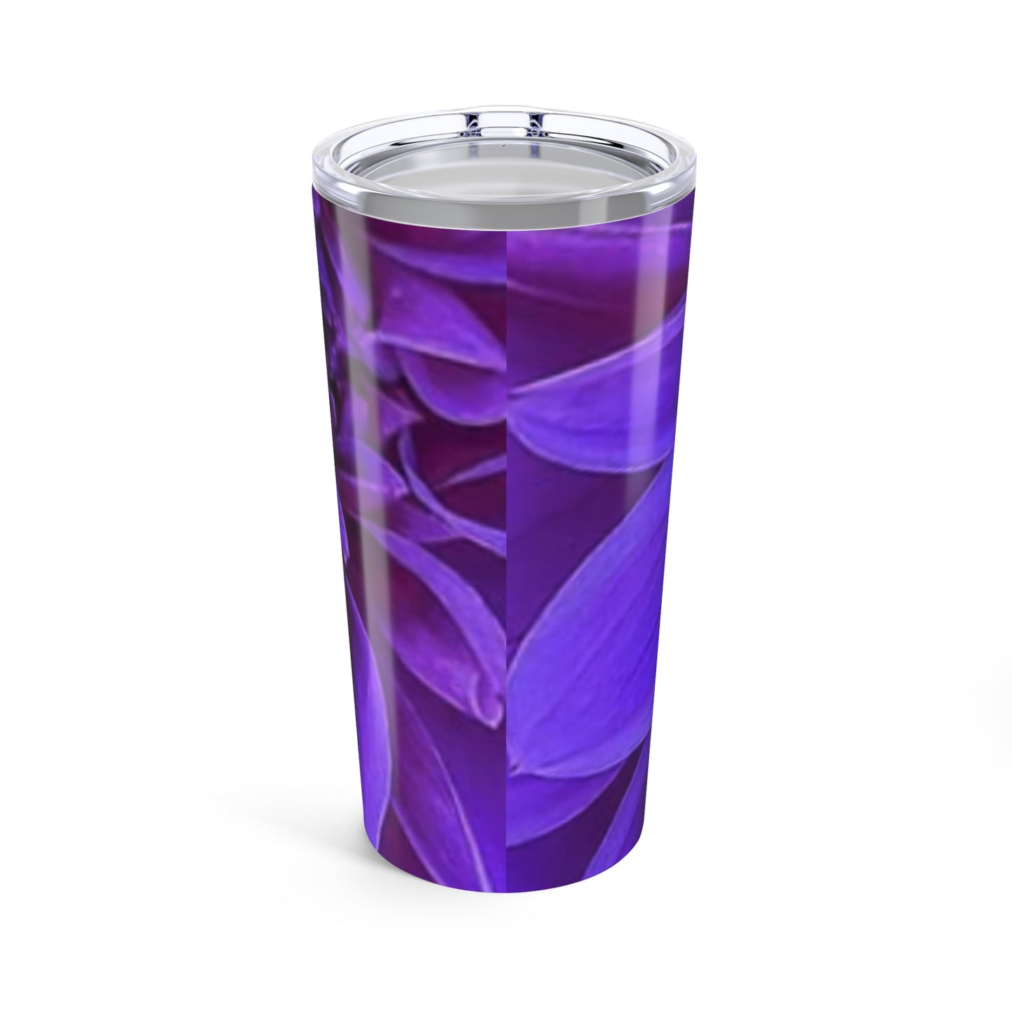 Stainless Steel Floral Tumbler 20 oz – Purple Dahlia