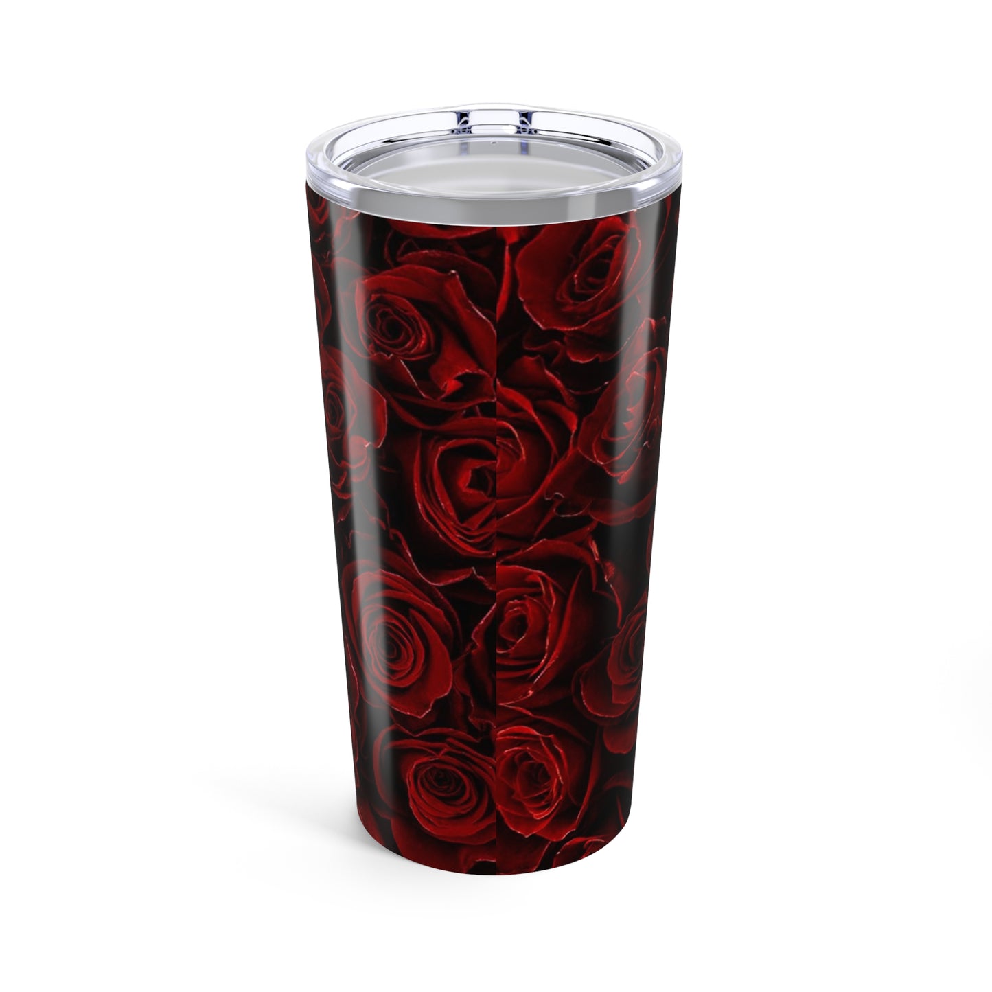 Stainless Steel Floral Tumbler 20 oz – Red Roses