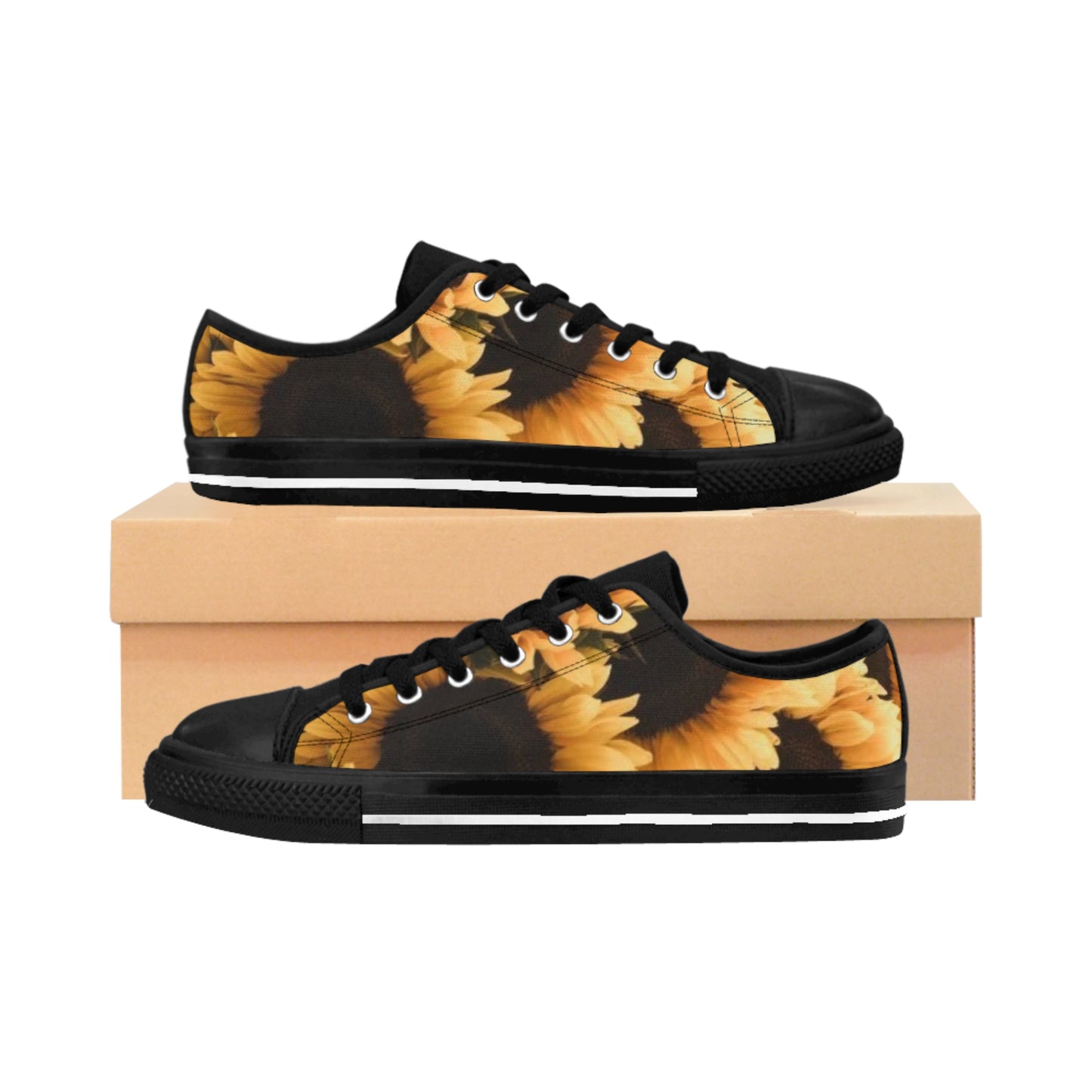 Sunflower Comfortable Floral Sneakers – Bright & Breezy