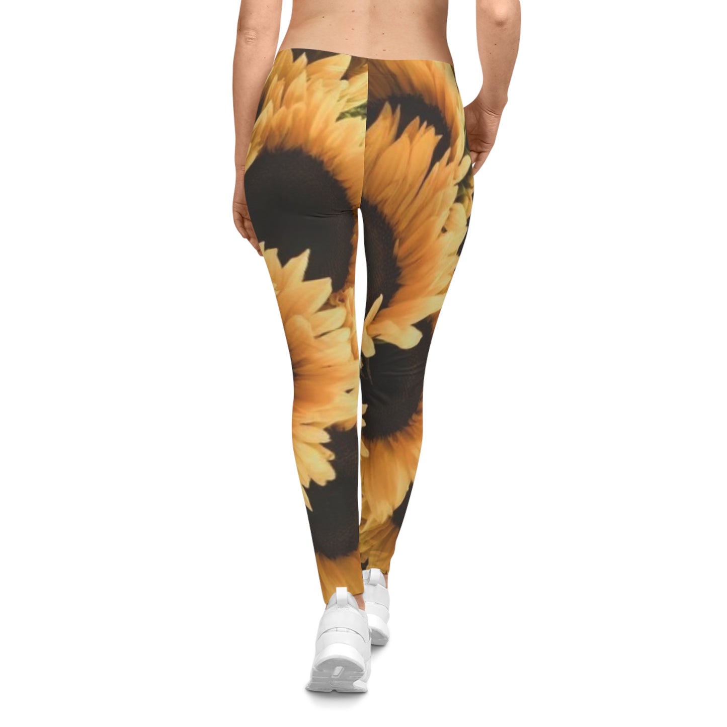 Sunflower Comfortable Floral Casual Leggings