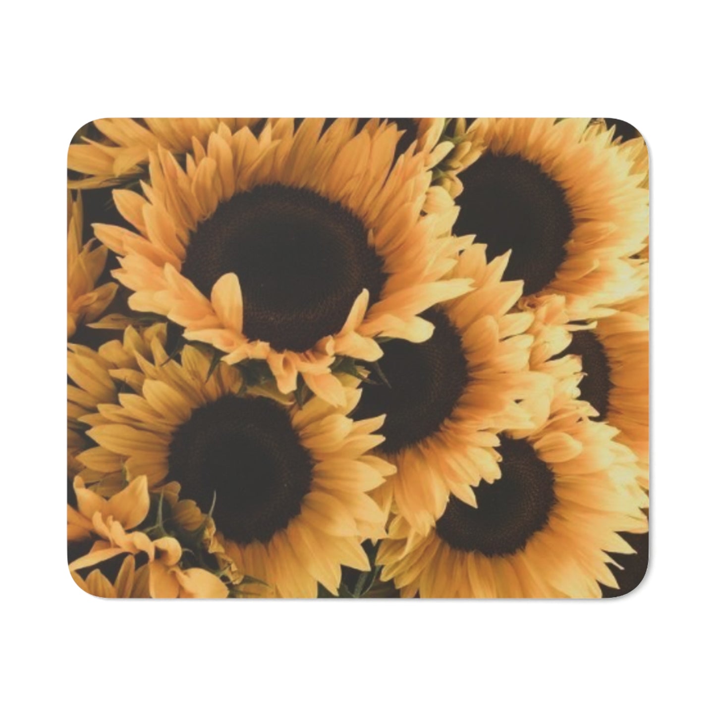 Sunflower Floral Desk Mouse Pad – Brighten Up Your Desk Space